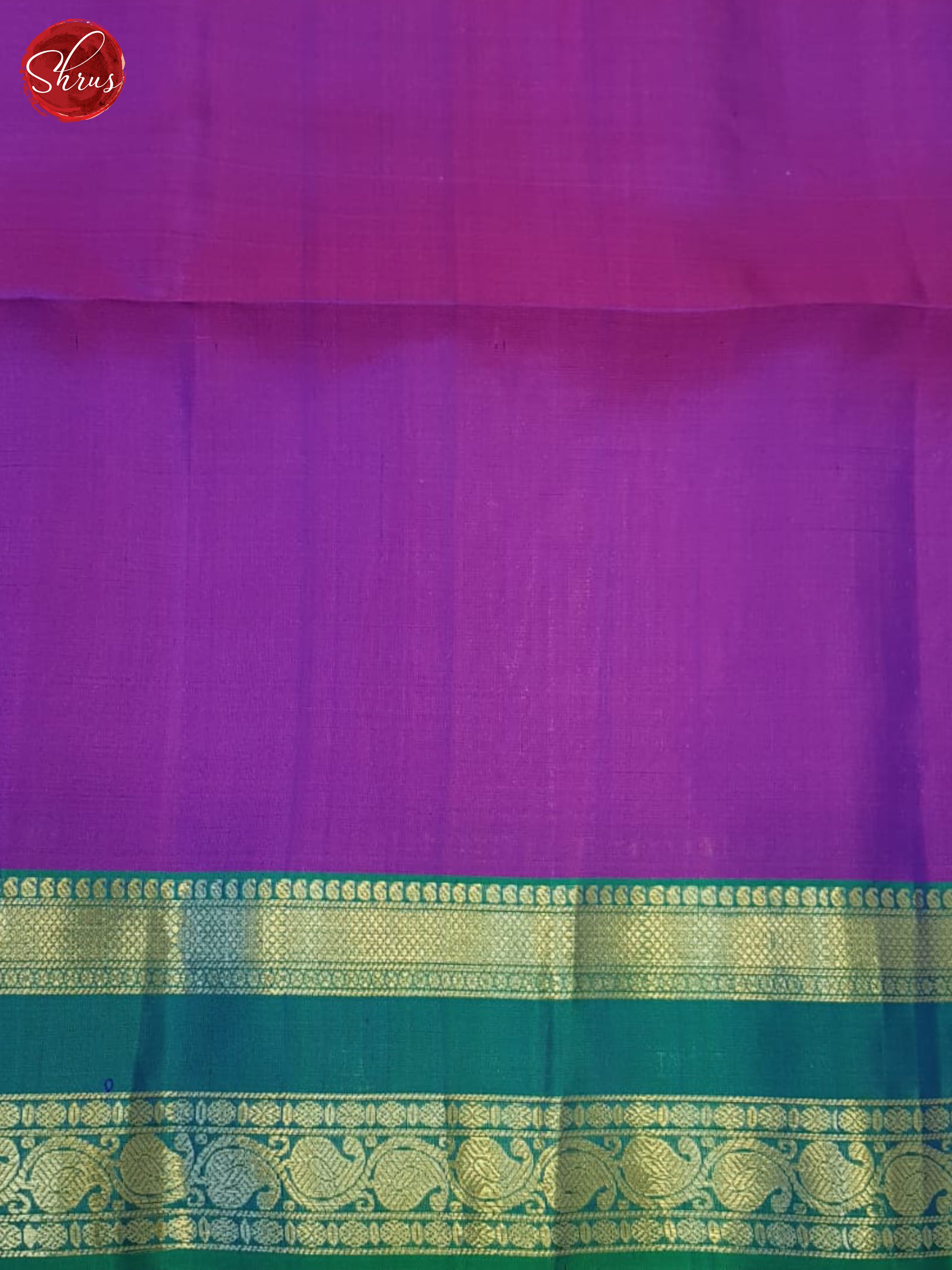 Blue And Purple- Soft Silk Saree - Shop on ShrusEternity.com