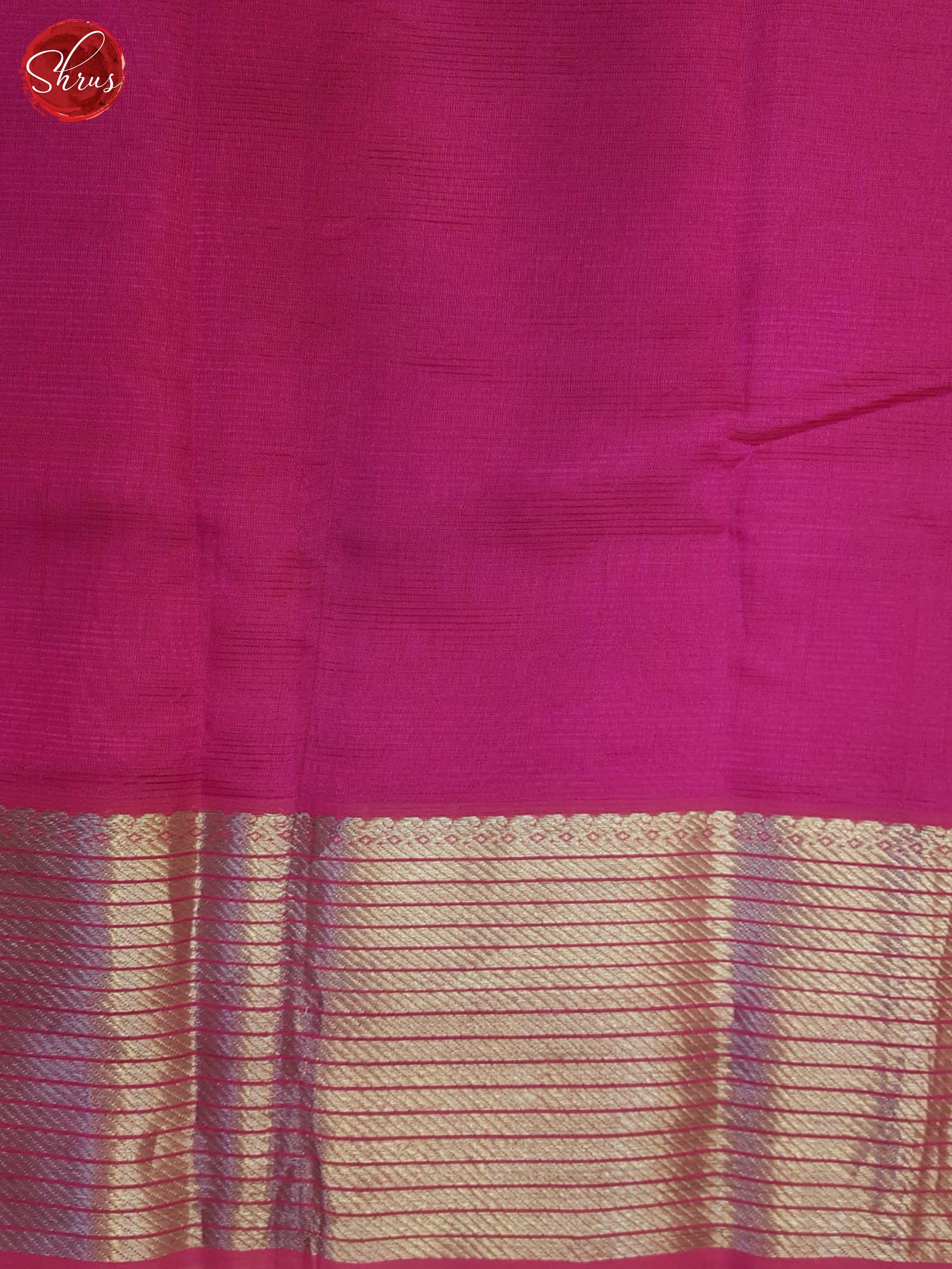 Pink(Single Tone) - Mangalagiri silkcotton Saree - Shop on ShrusEternity.com