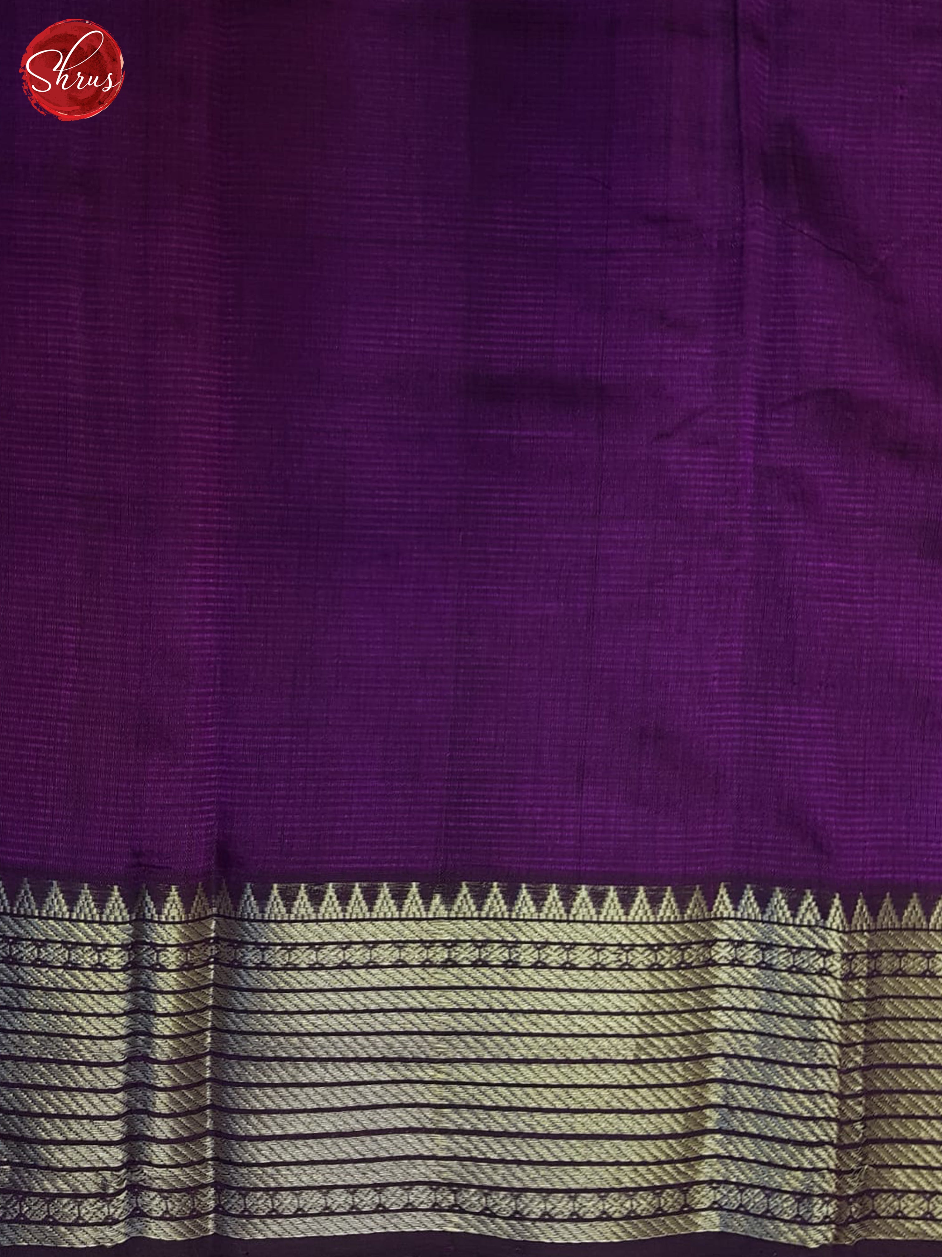 Purple(Single Tone) - Mangalagiri silkcotton Saree - Shop on ShrusEternity.com