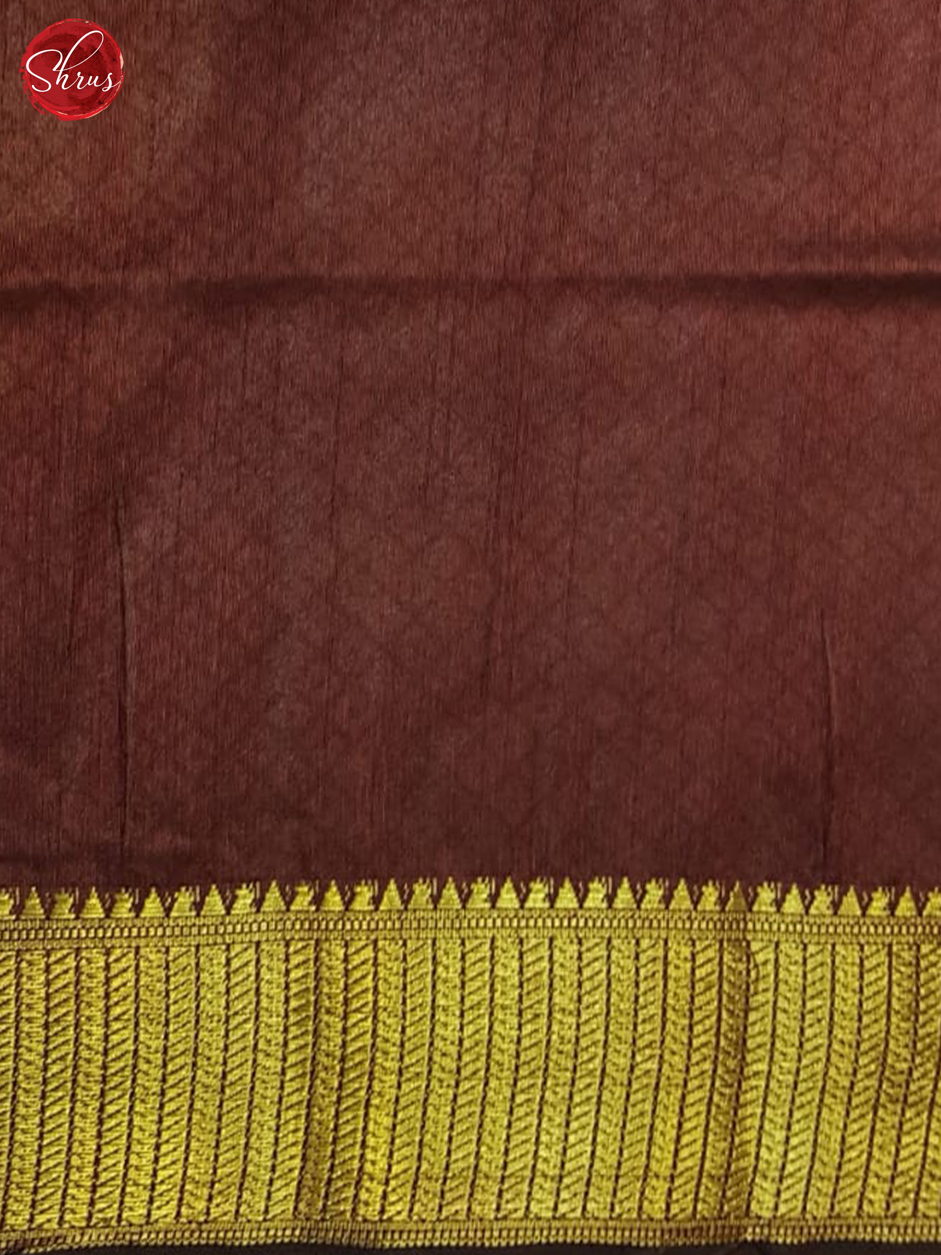 Black And Brown- Semi Patola Saree - Shop on ShrusEternity.com