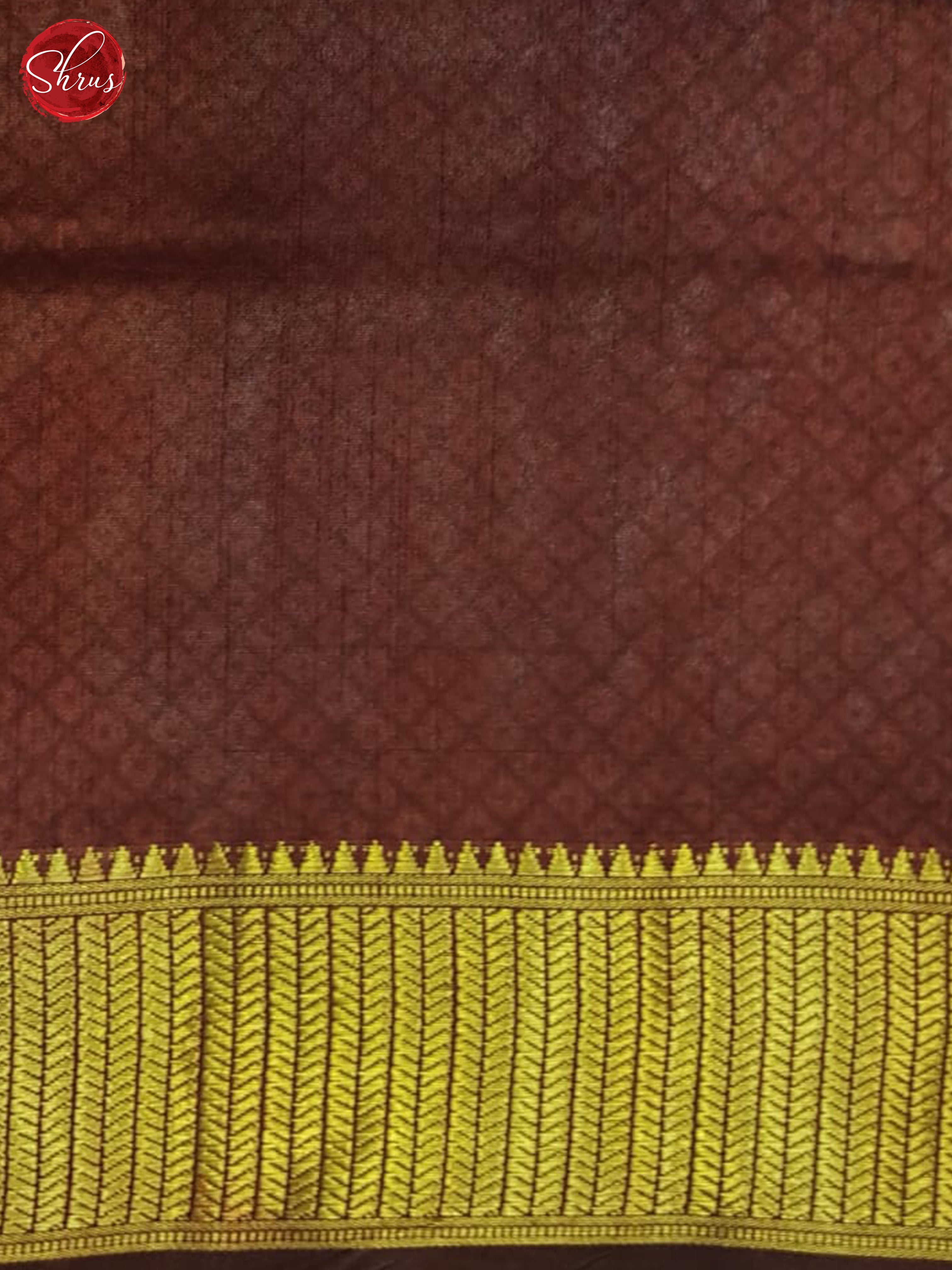 Black And Brown- Semi Patola Saree - Shop on ShrusEternity.com