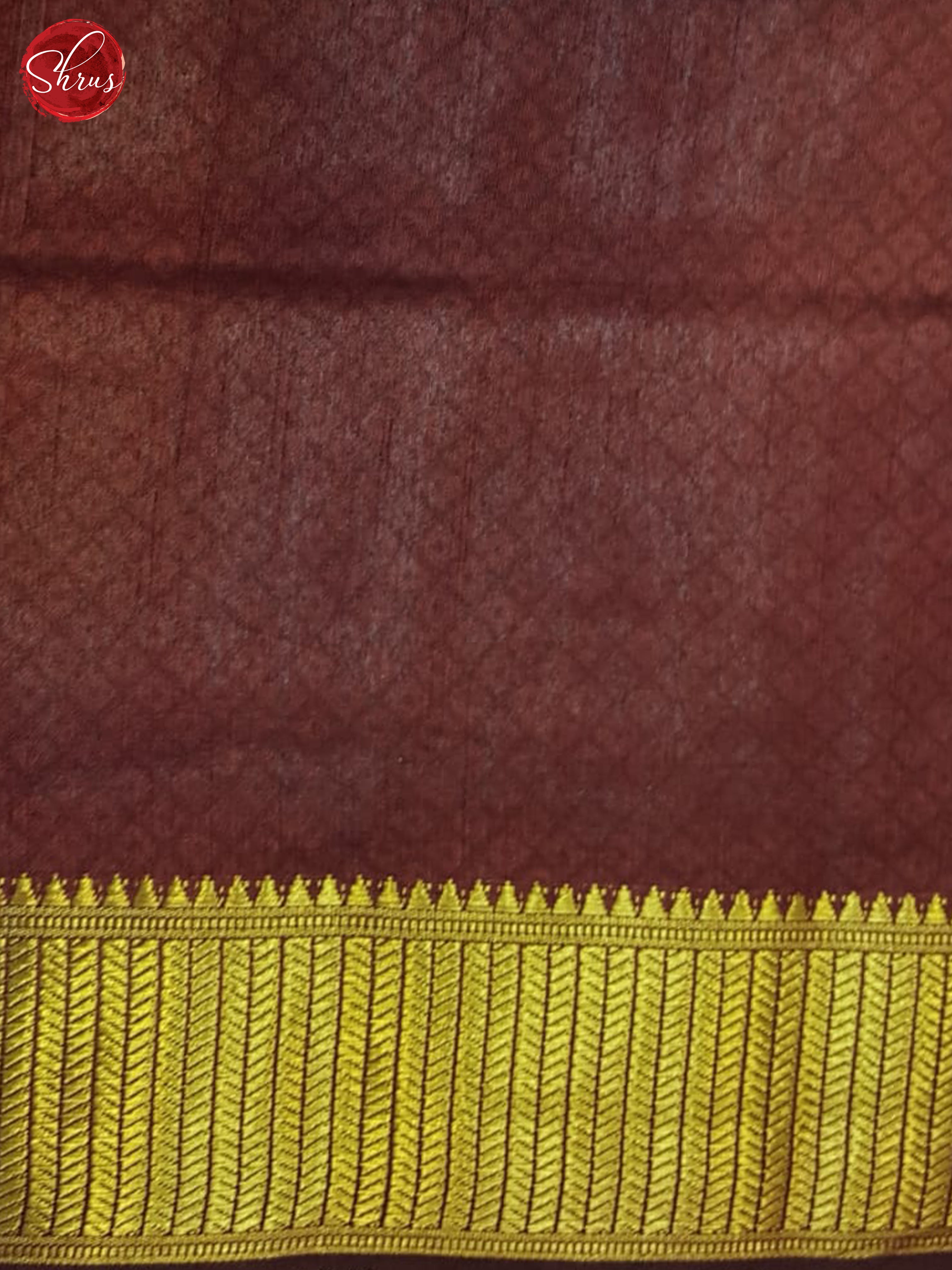 Black And Maroon- Semi Patola Saree - Shop on ShrusEternity.com