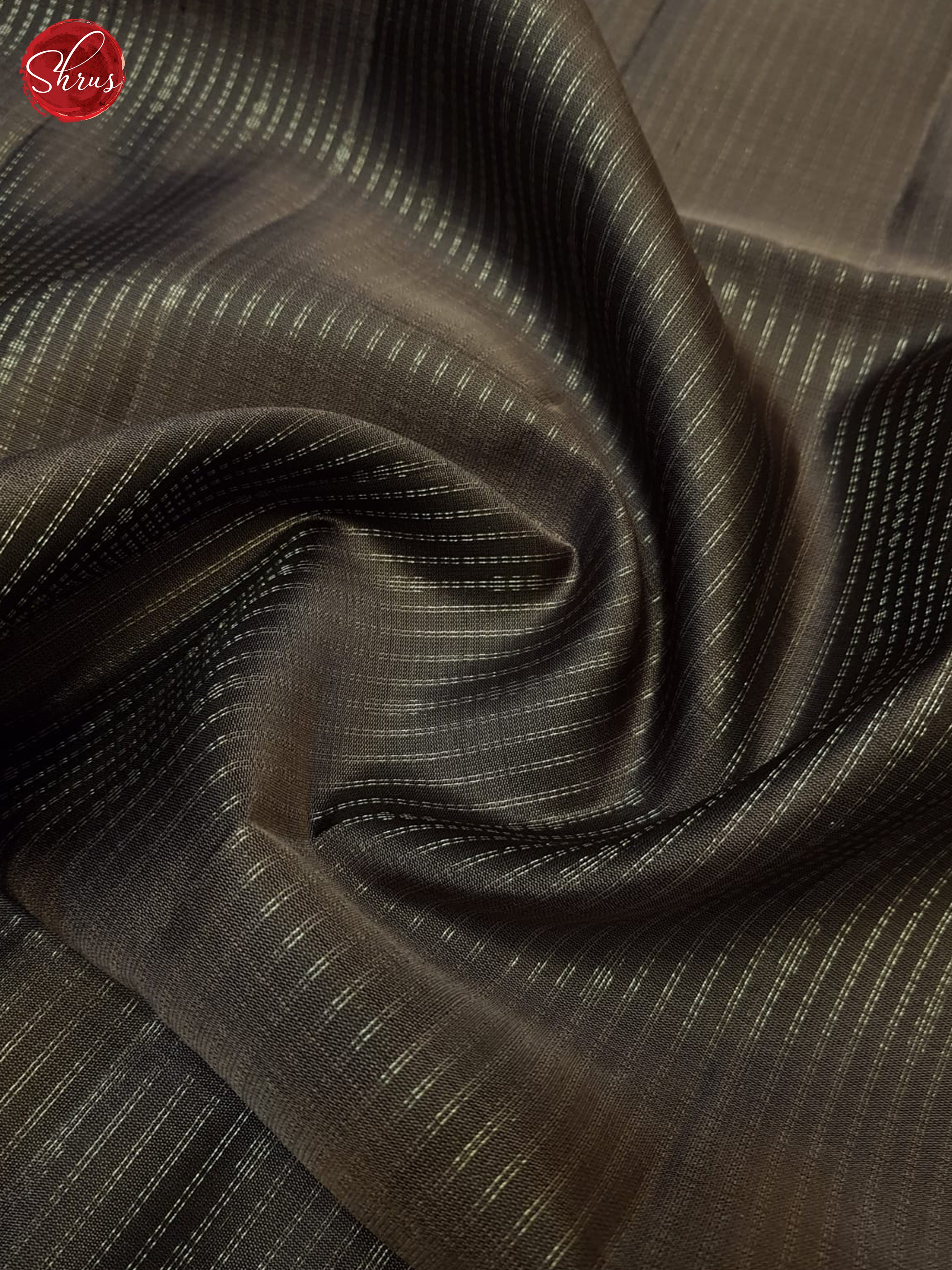 Grey & Black - Soft Silk Saree - Shop on ShrusEternity.com