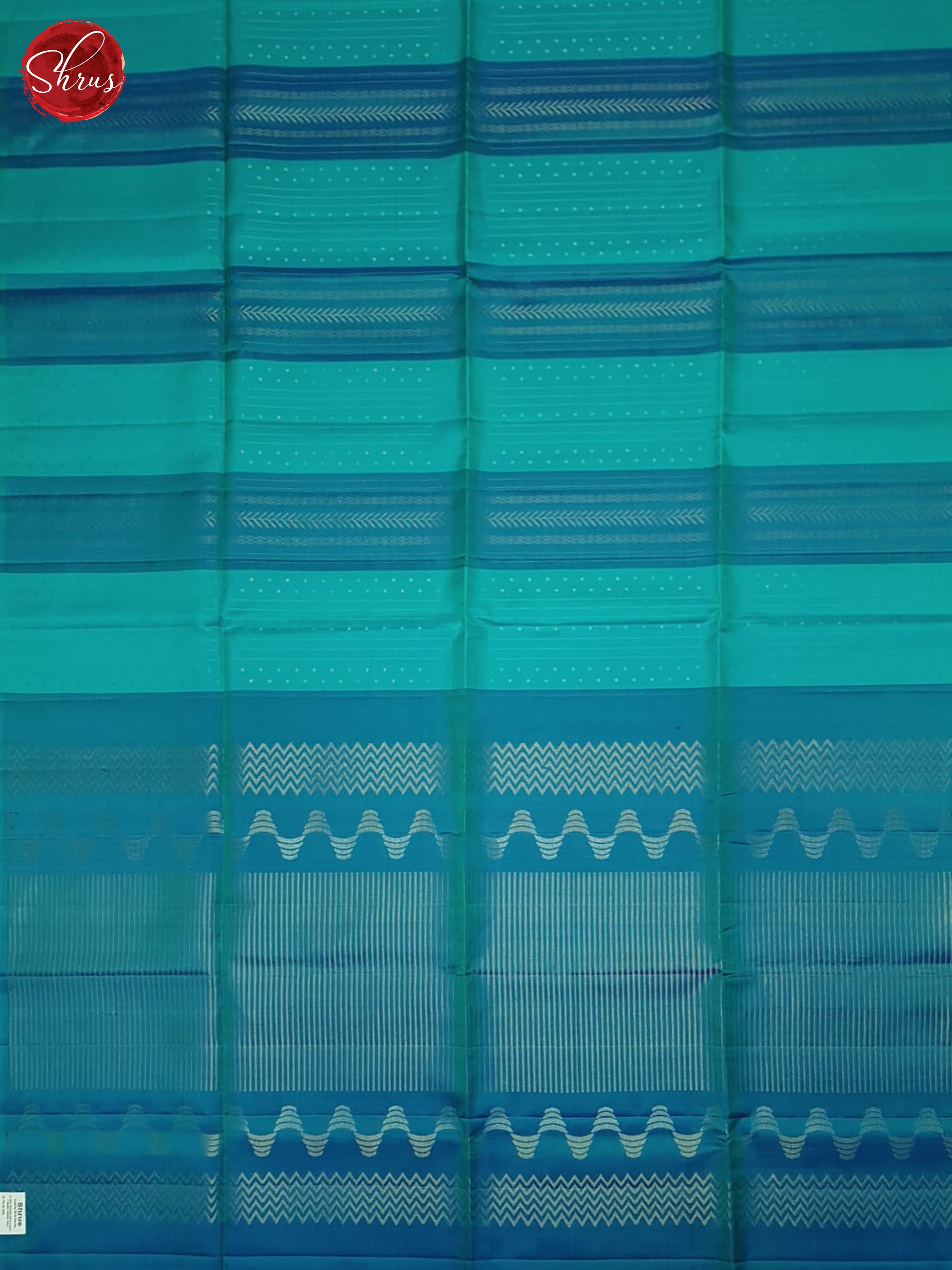 Teal & Blue - Soft Silk Saree - Shop on ShrusEternity.com