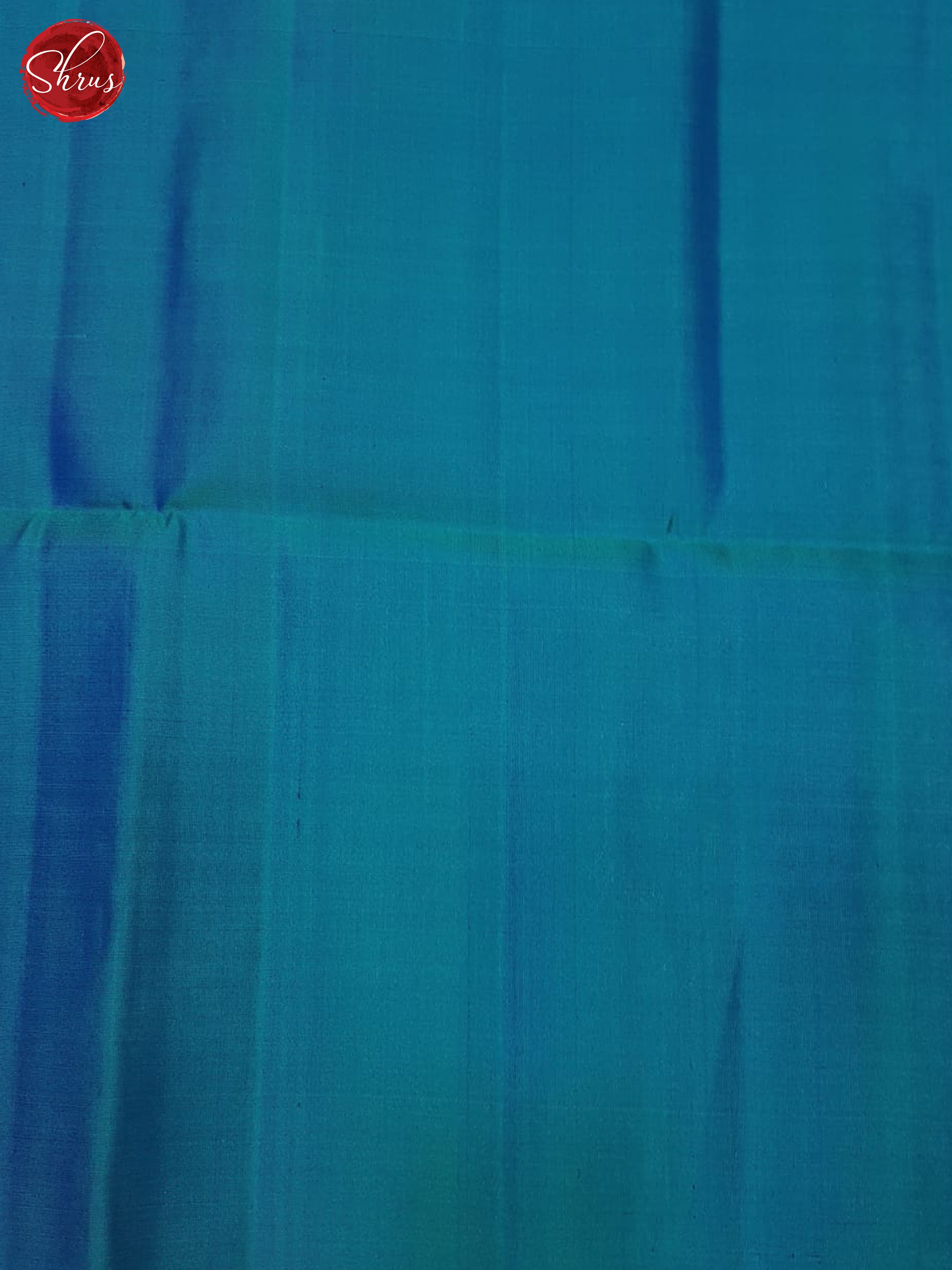 Teal & Blue - Soft Silk Saree - Shop on ShrusEternity.com