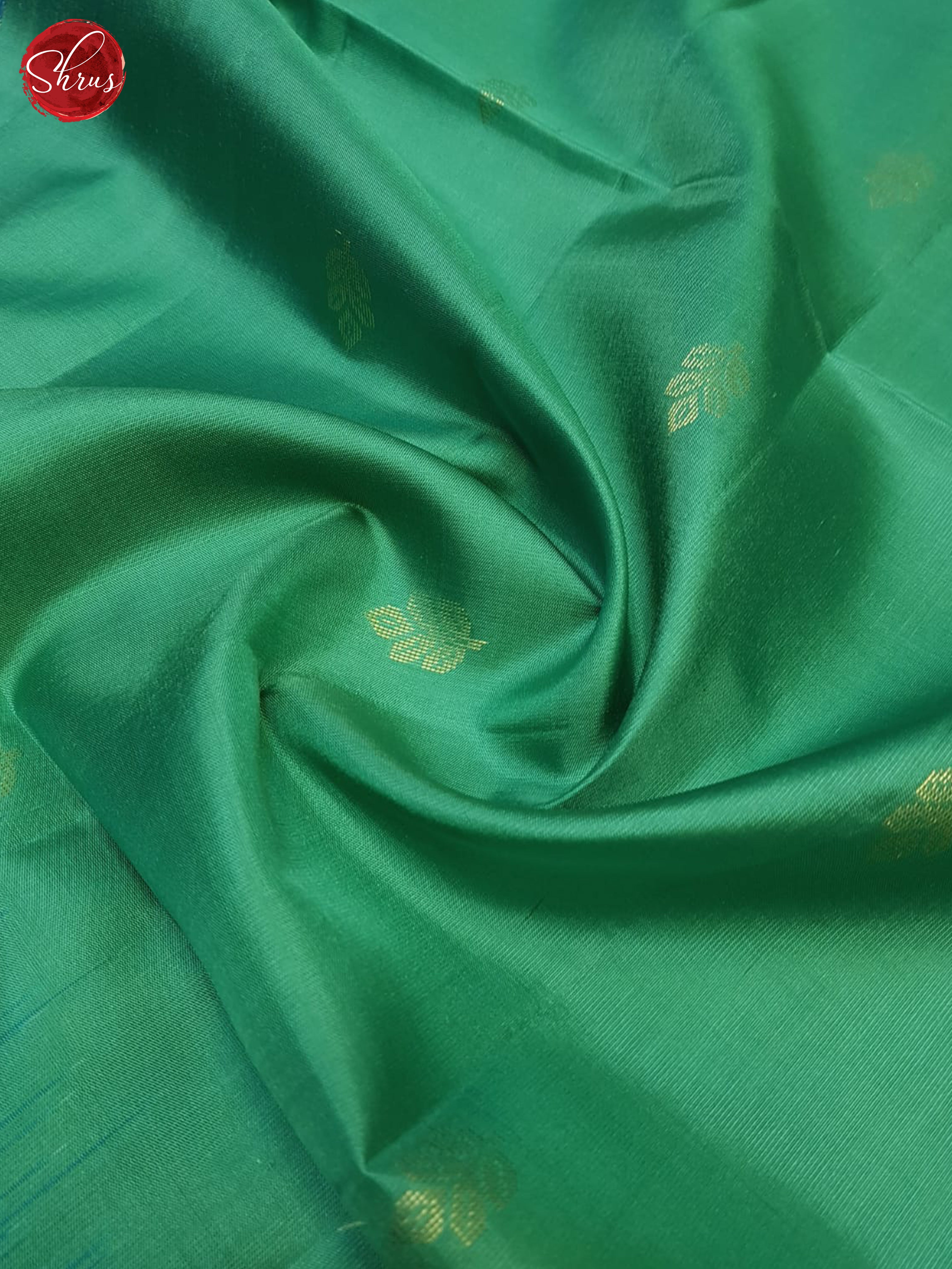 Green & Blue - Soft Silk Saree - Shop on ShrusEternity.com
