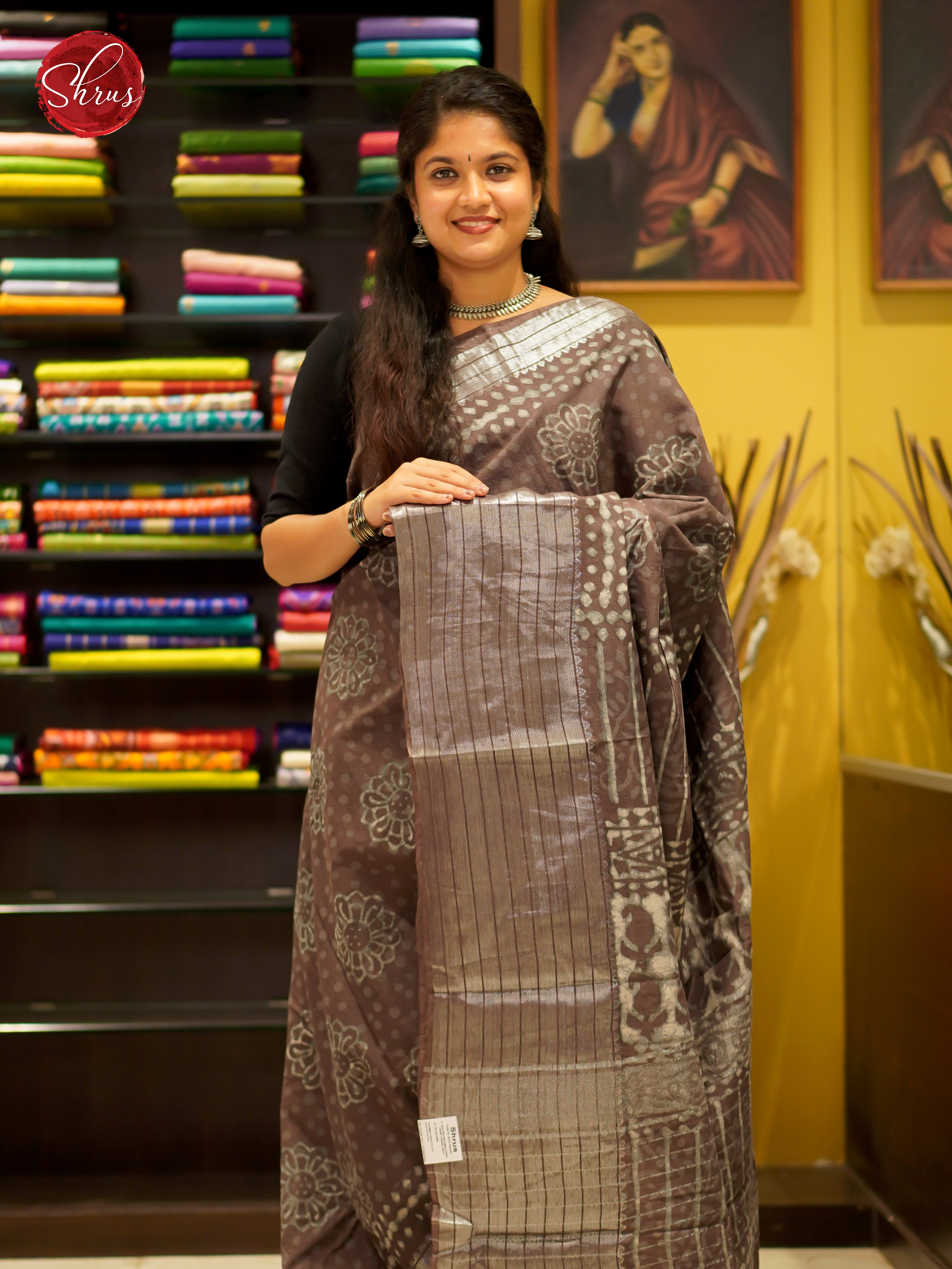 CDS13163 - Semi Chanderi - Shop on ShrusEternity.com