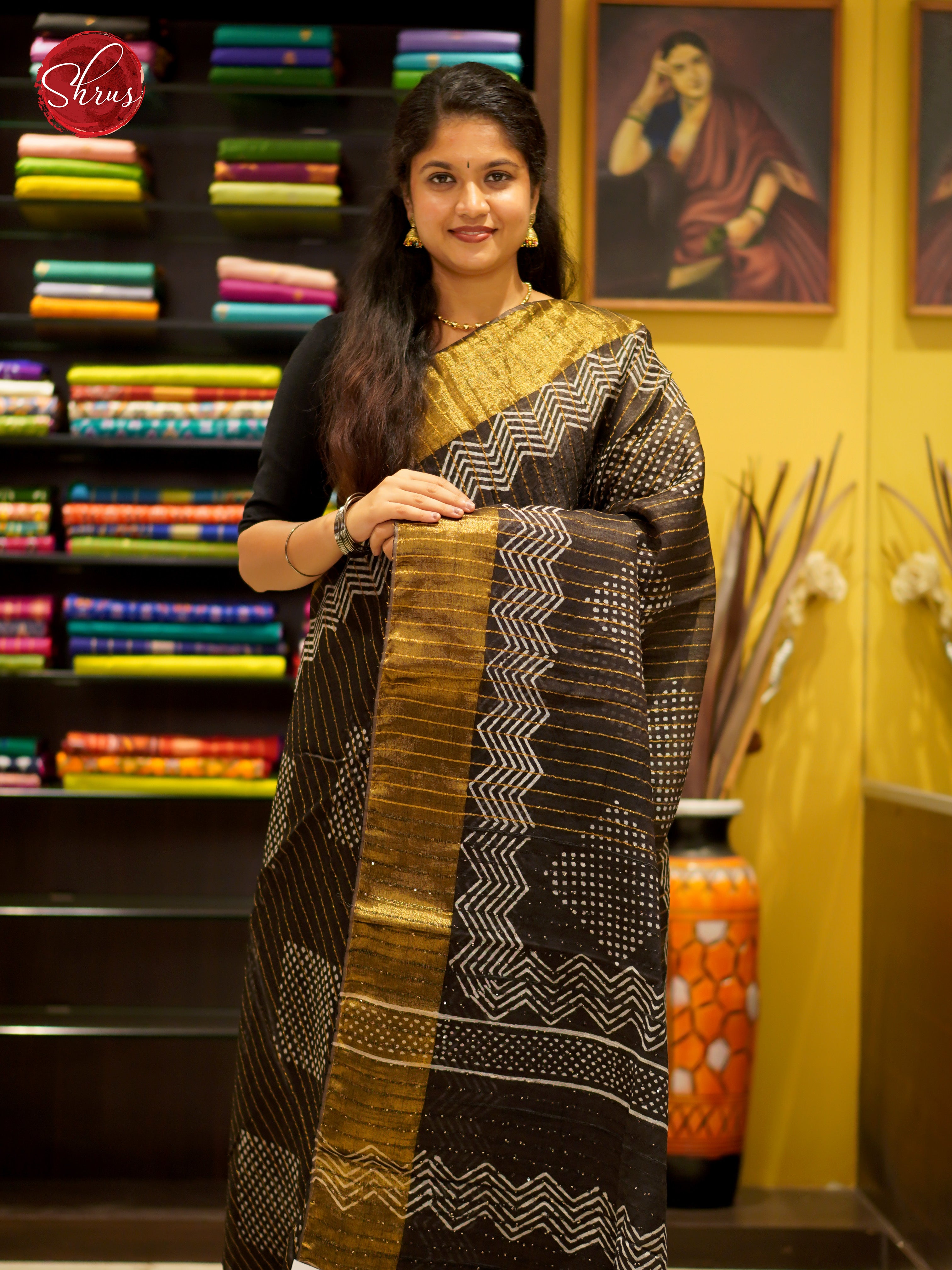 CDS13173 - Semi Chanderi - Shop on ShrusEternity.com