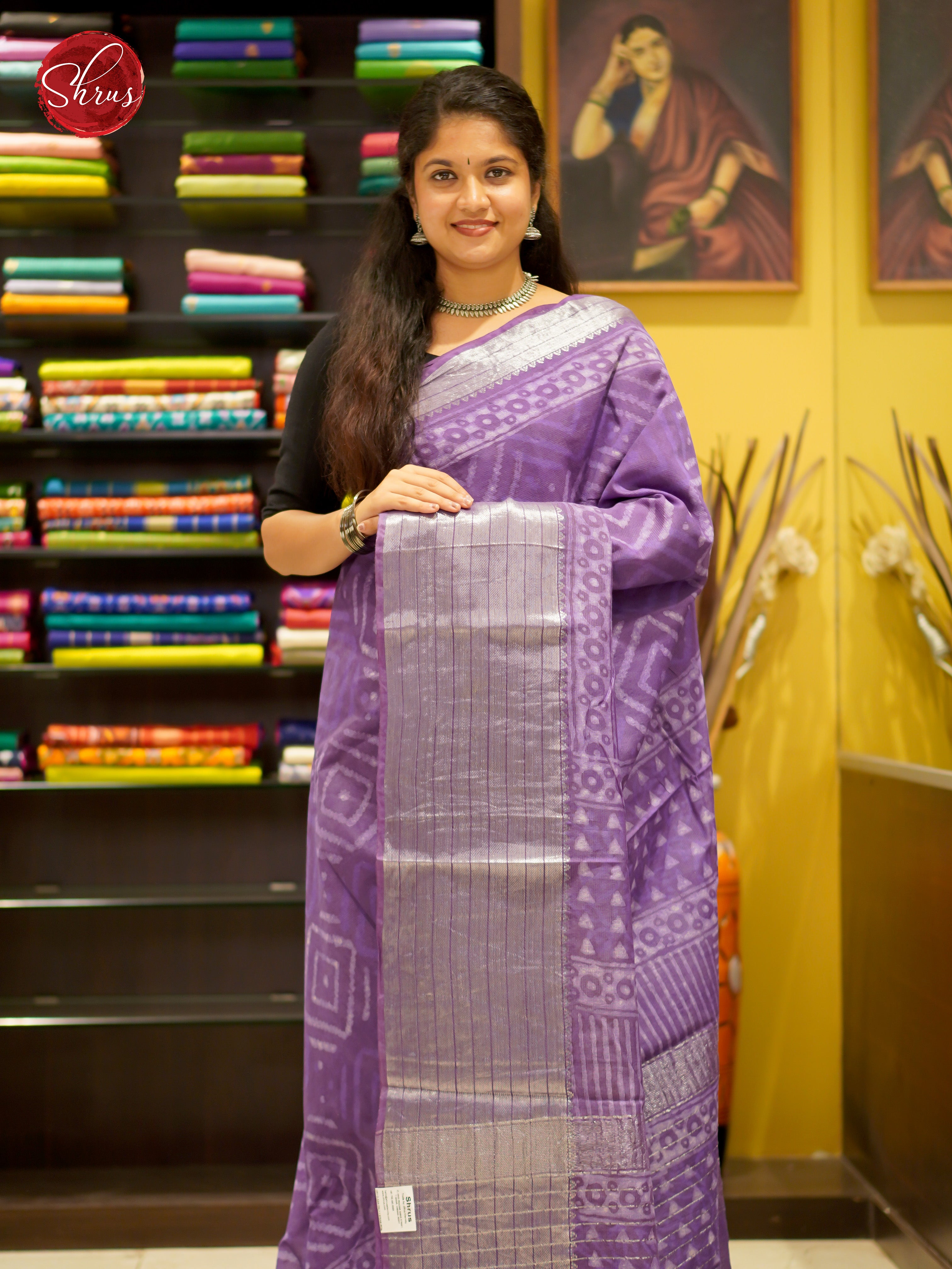 CDS13177 - Semi Chanderi - Shop on ShrusEternity.com
