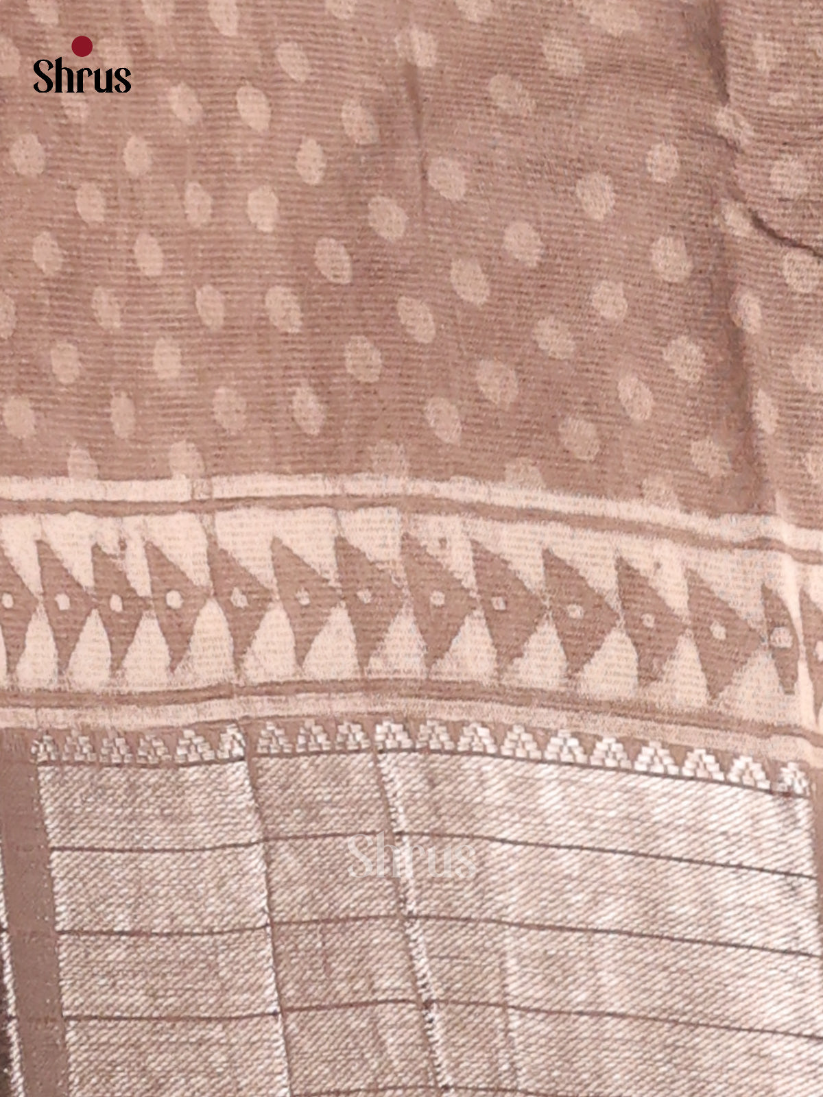 Grey - Semi Chanderi - CDS13178 - Shop on ShrusEternity.com