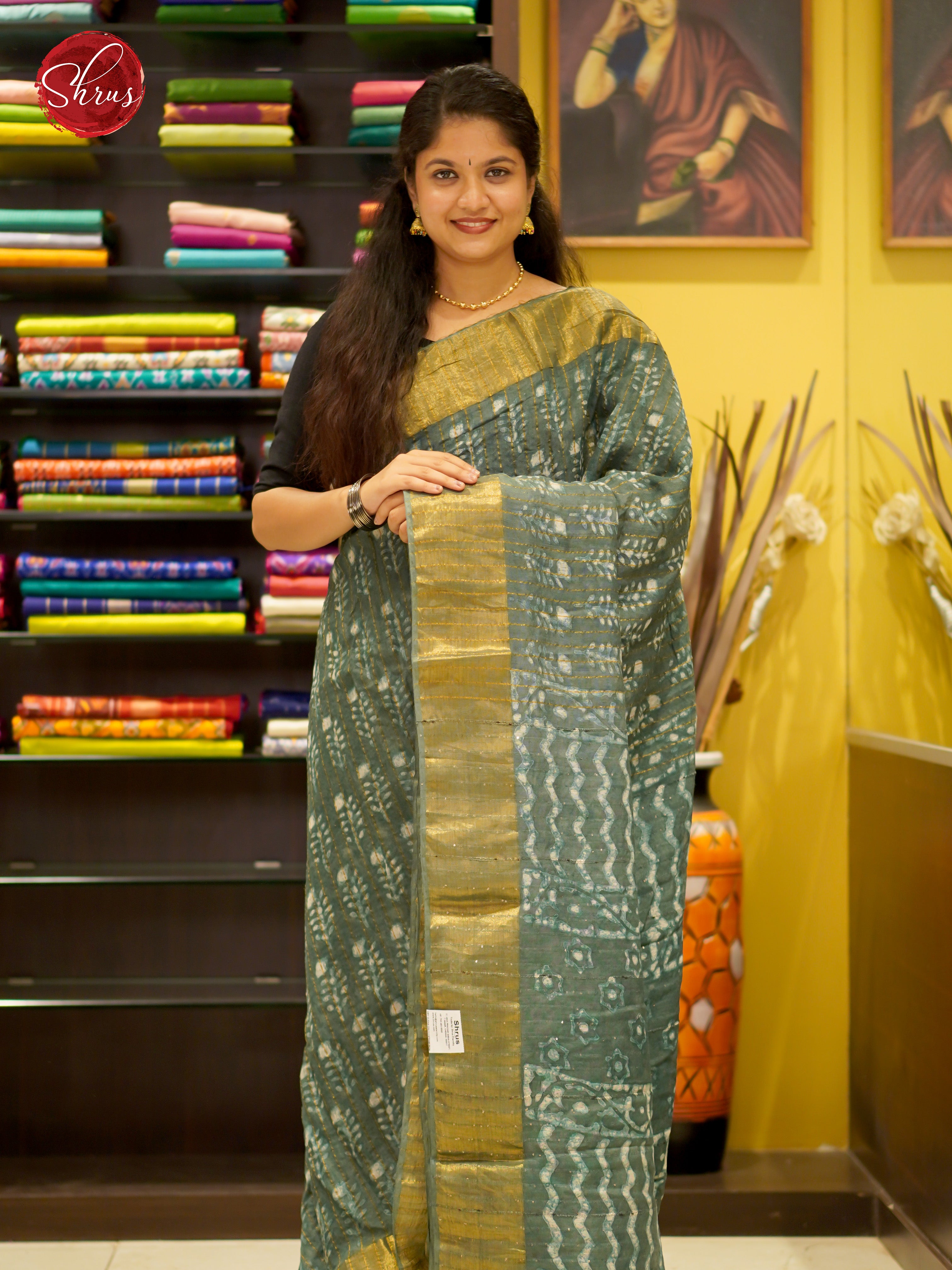 CDS13181 - Semi Chanderi - Shop on ShrusEternity.com