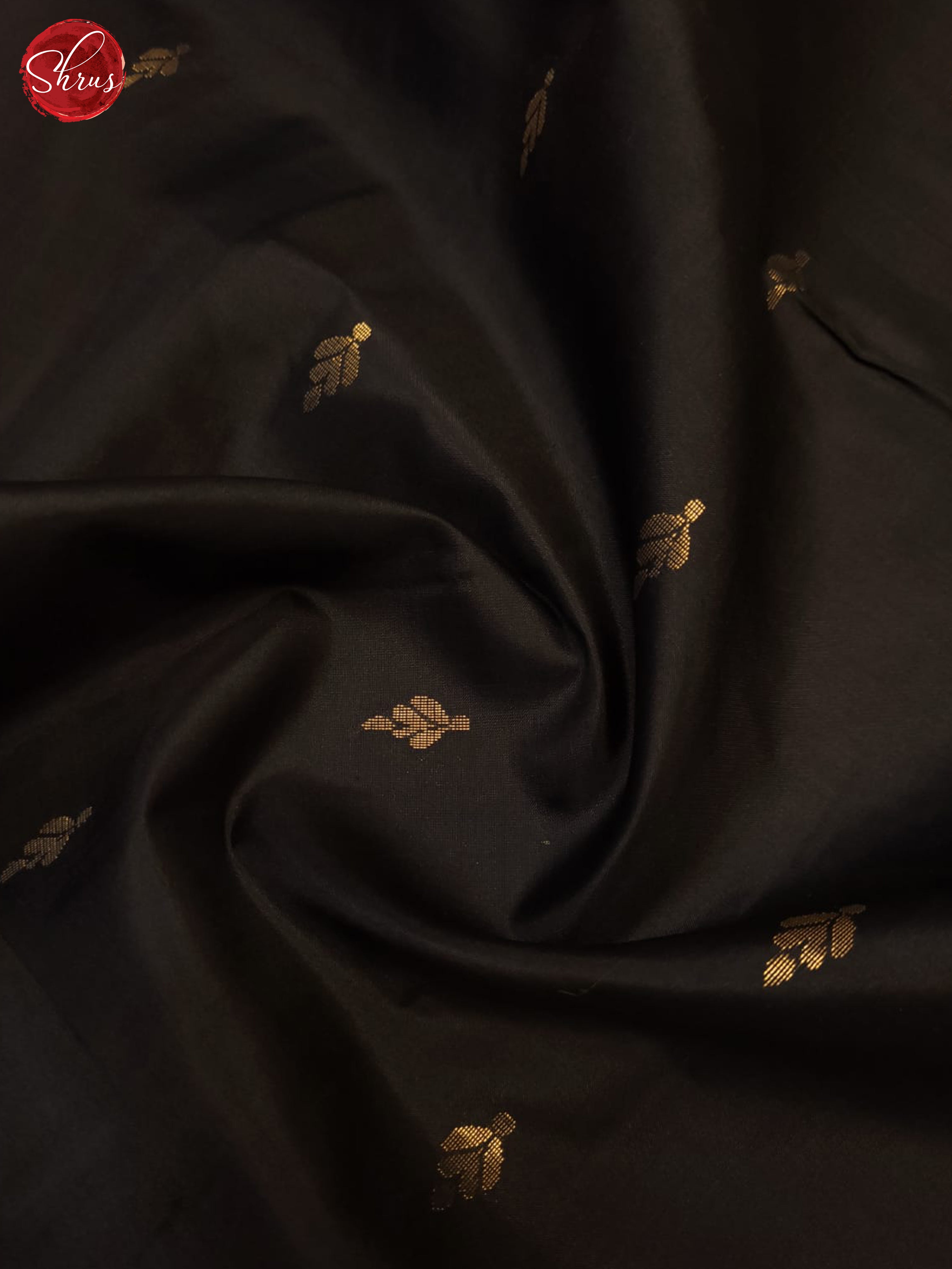 Black And Golden Yellow- Soft Silk Saree - Shop on ShrusEternity.com