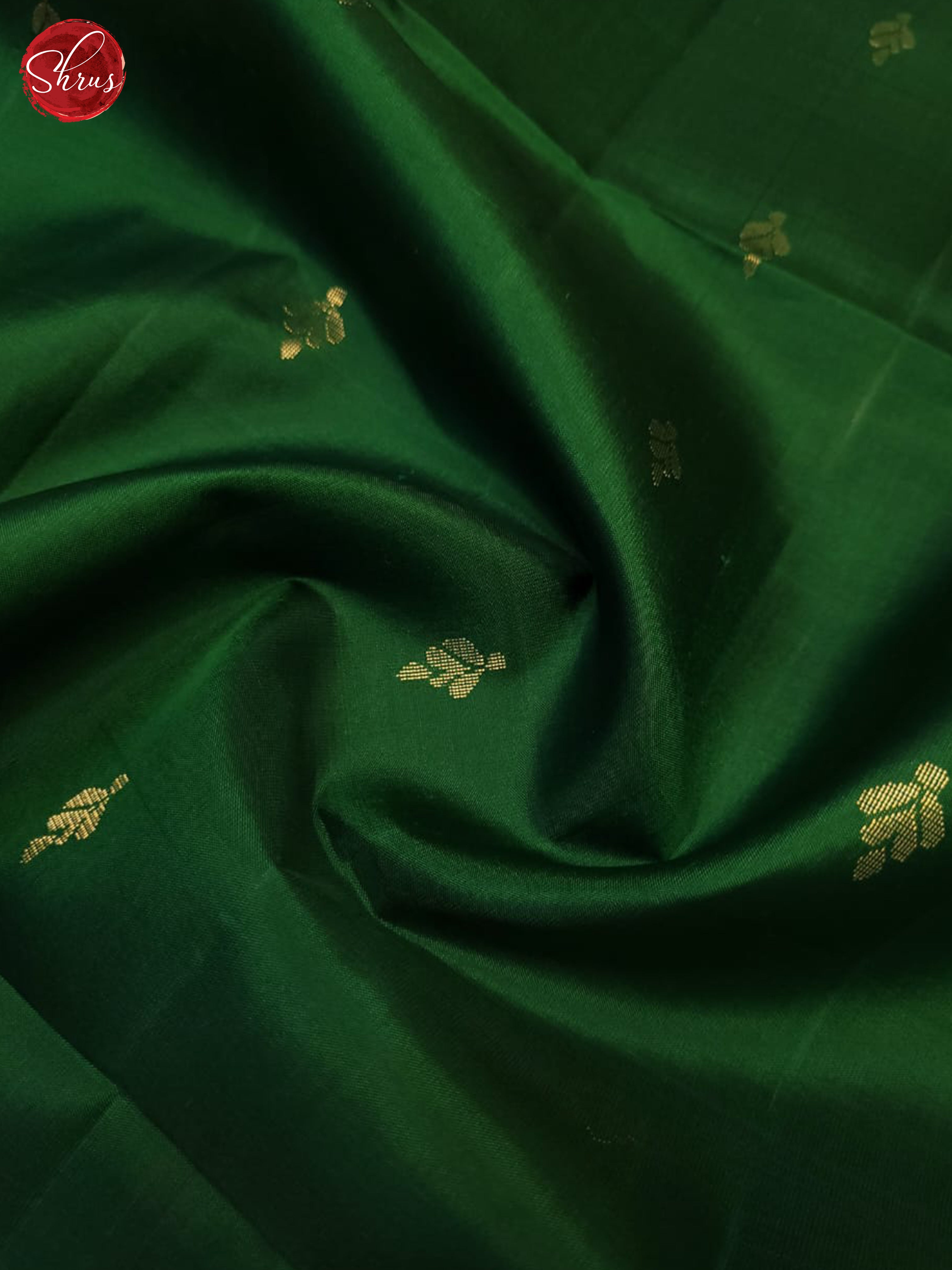 Green And Red- Soft Silk Saree - Shop on ShrusEternity.com