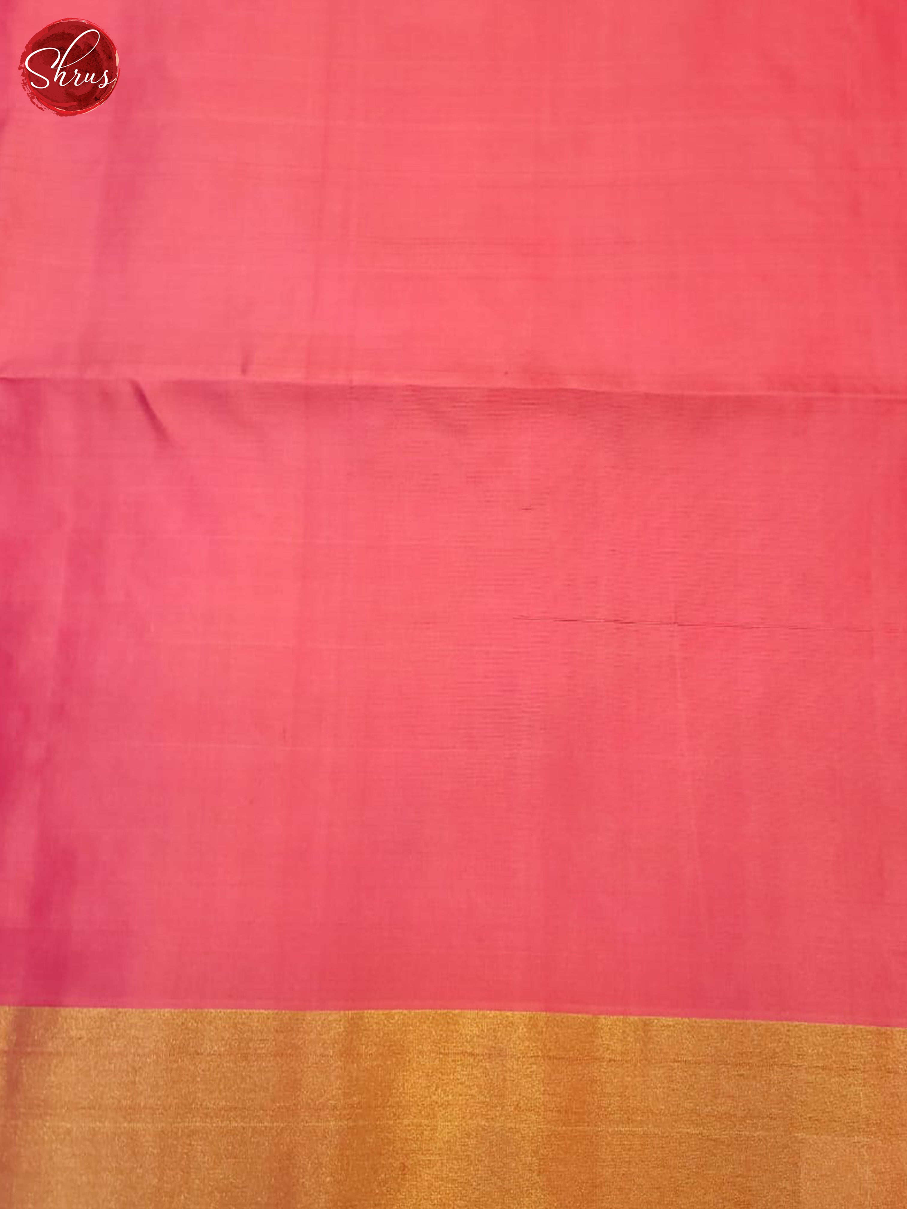 Cream And Pink- Soft Silk Saree - Shop on ShrusEternity.com