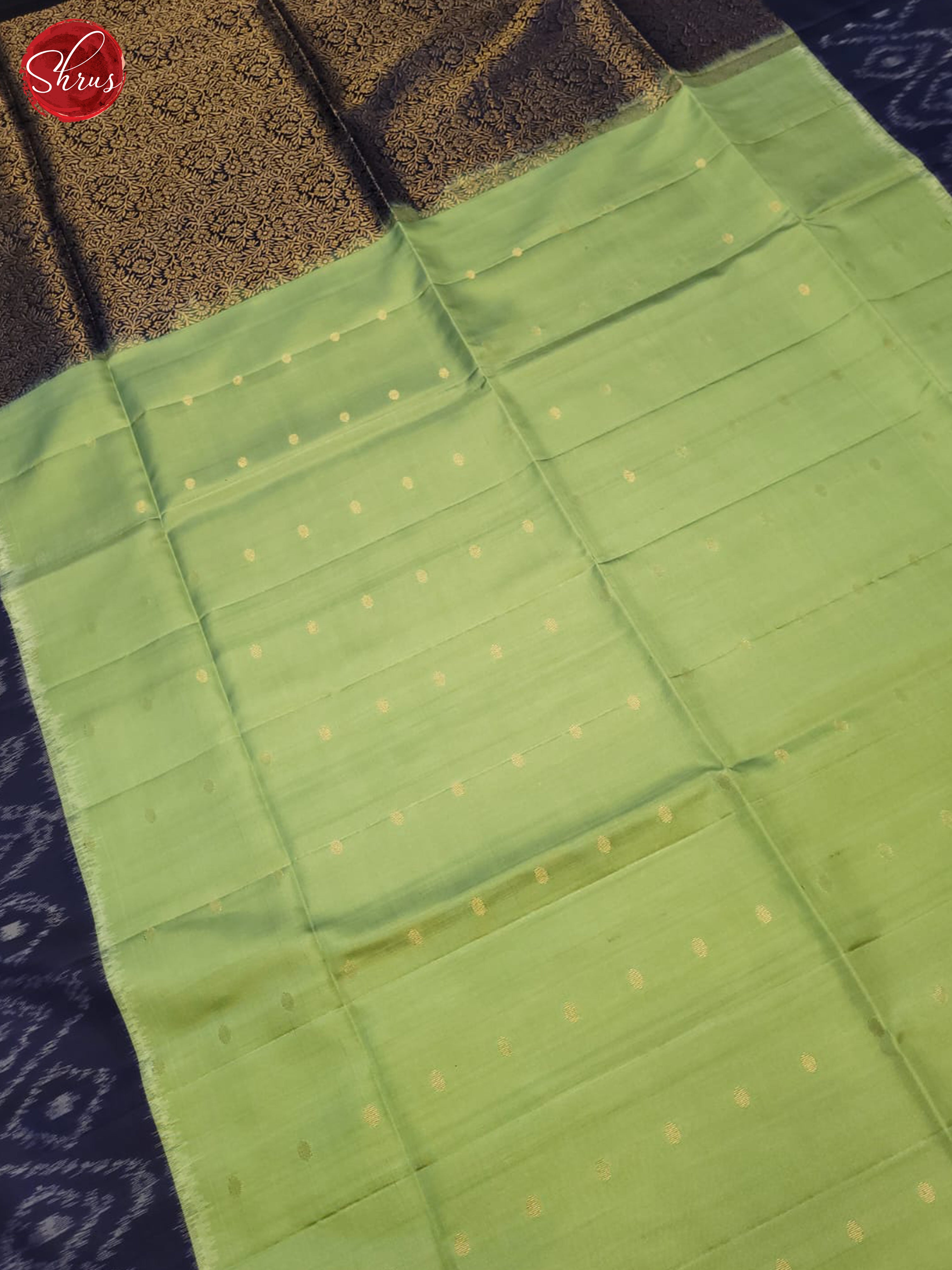 Green And Blue- Soft Silk Saree - Shop on ShrusEternity.com