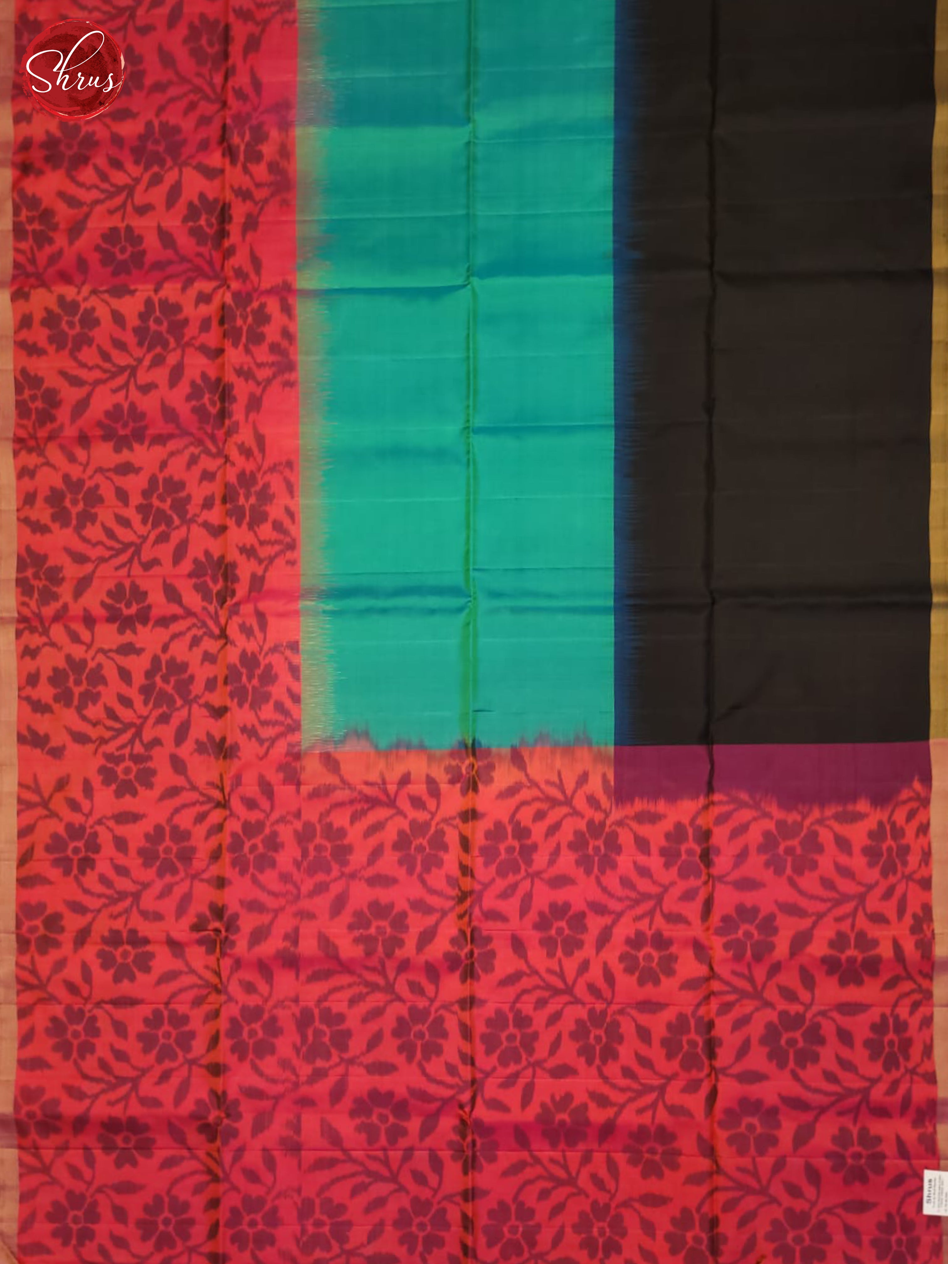Pink And Blue- Soft Silk Saree - Shop on ShrusEternity.com
