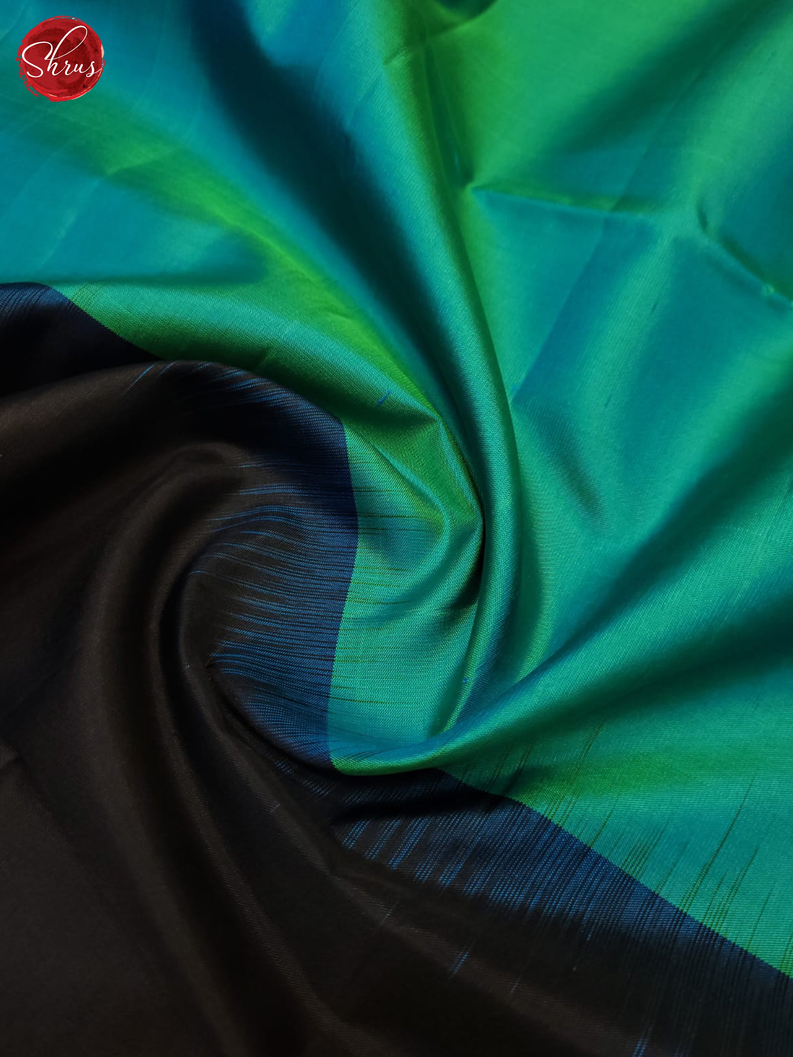 Pink And Blue- Soft Silk Saree - Shop on ShrusEternity.com