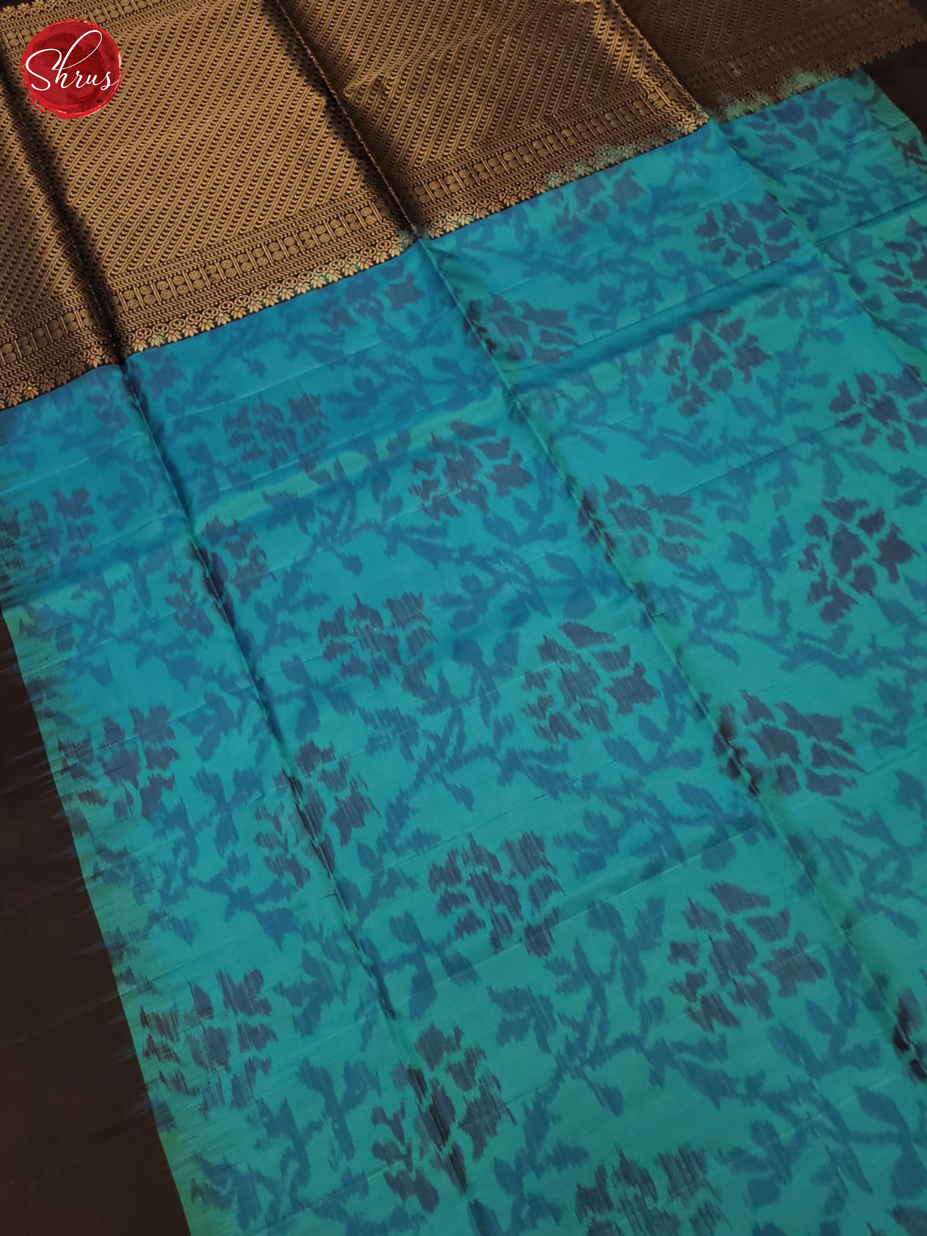 Blue And Black- Soft Silk Saree - Shop on ShrusEternity.com