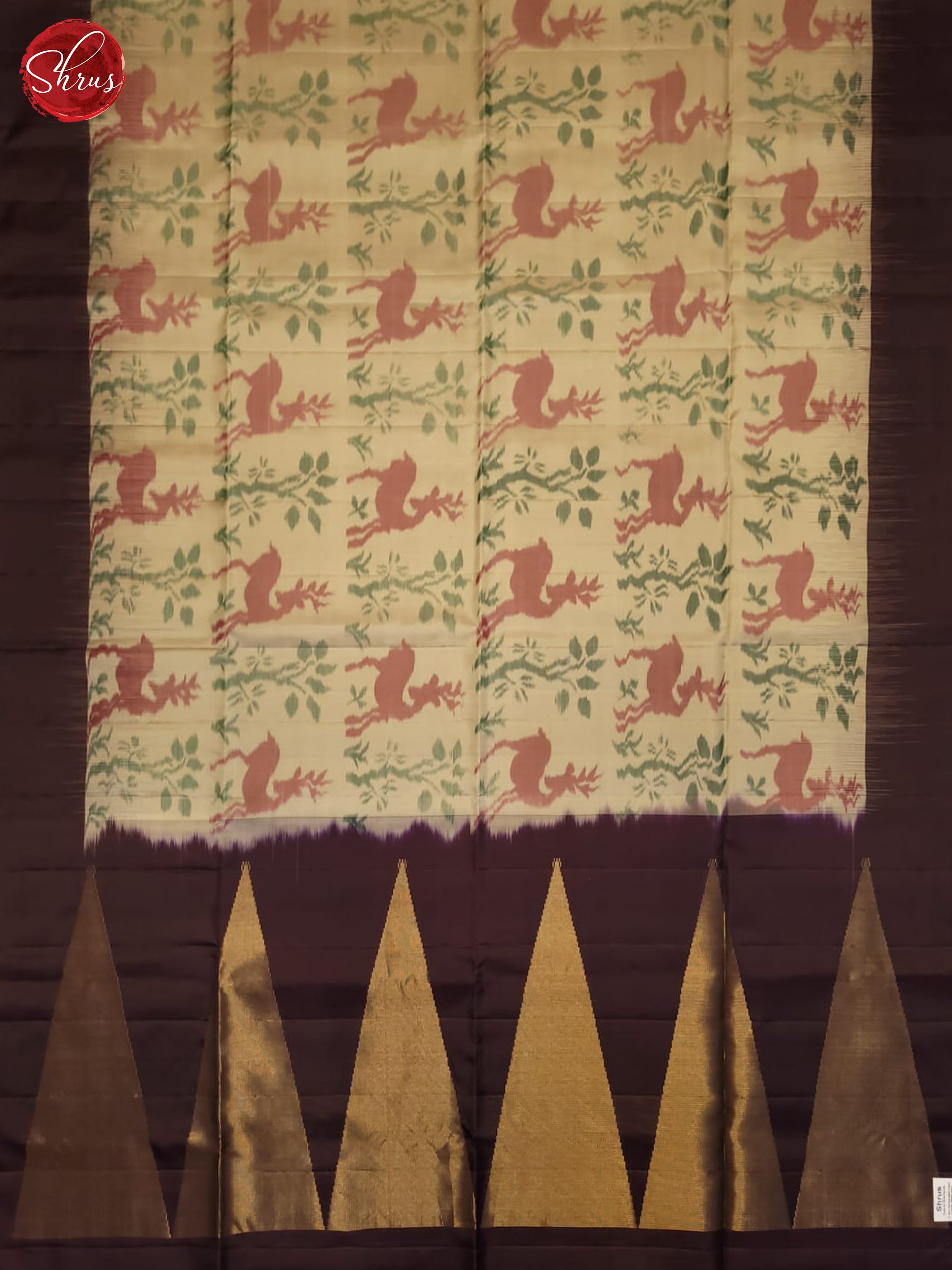 Grey And Wine- Soft Silk Saree - Shop on ShrusEternity.com