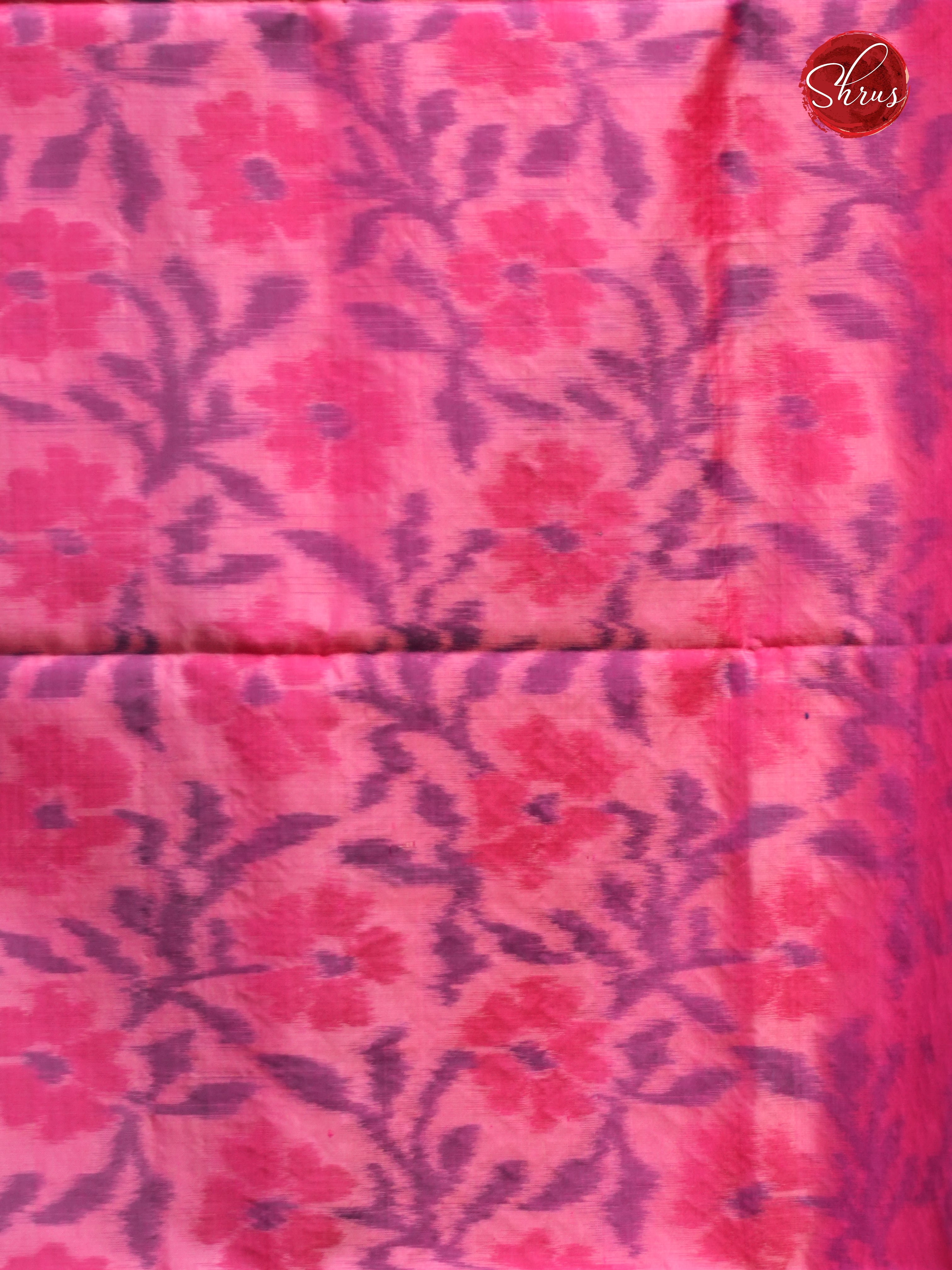 Grey & Pink - Soft Silk Saree - Shop on ShrusEternity.com