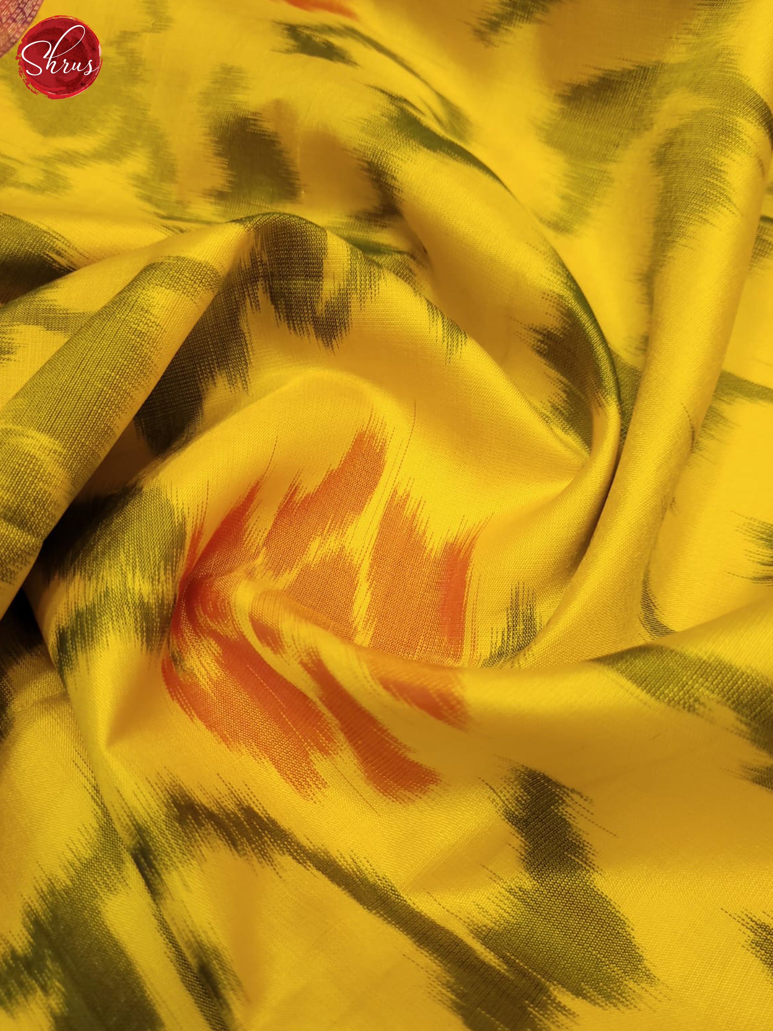 Yellow And Pink- Soft Silk Saree - Shop on ShrusEternity.com