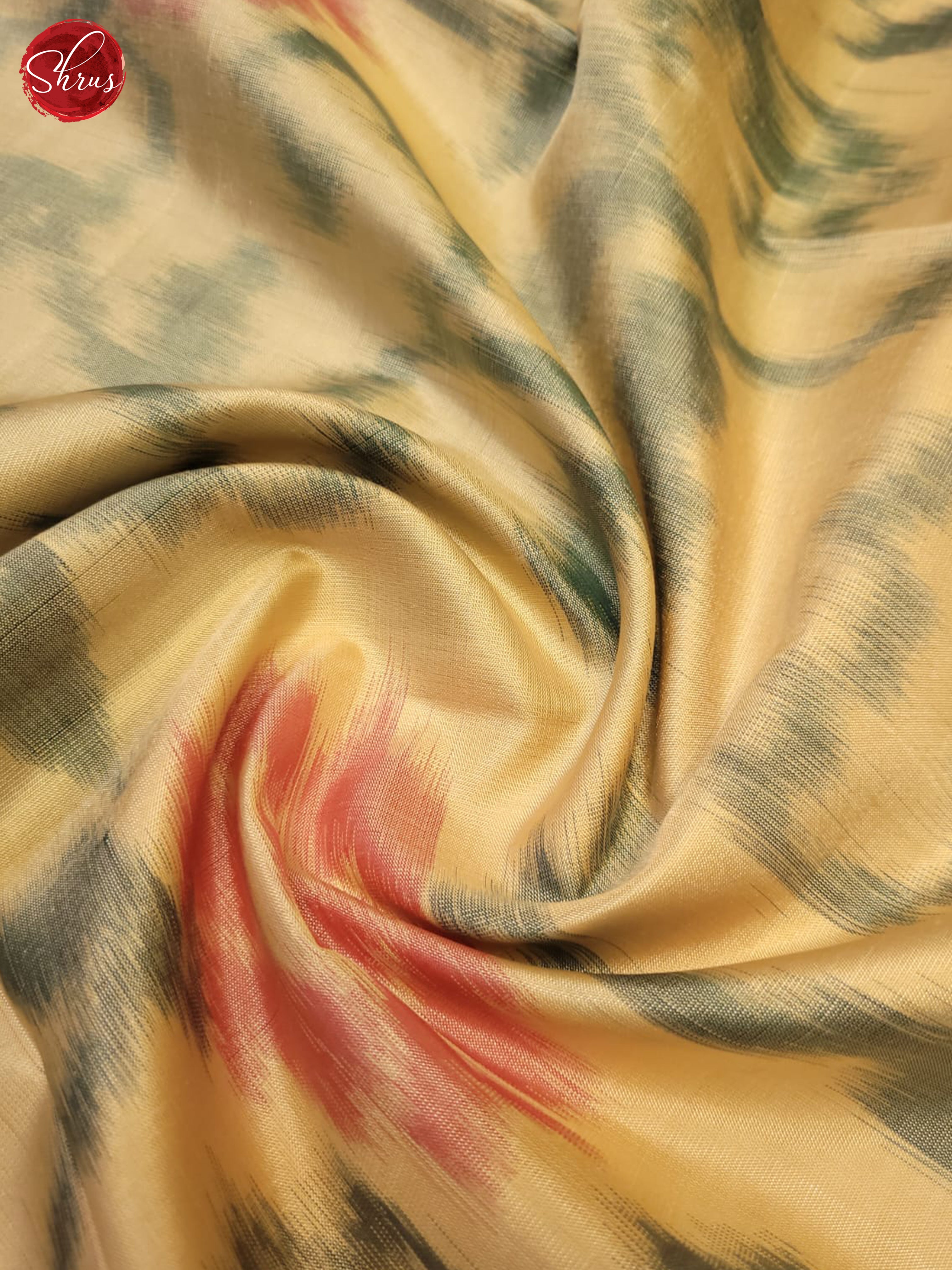 Beige And Blue- Soft Silk Saree - Shop on ShrusEternity.com