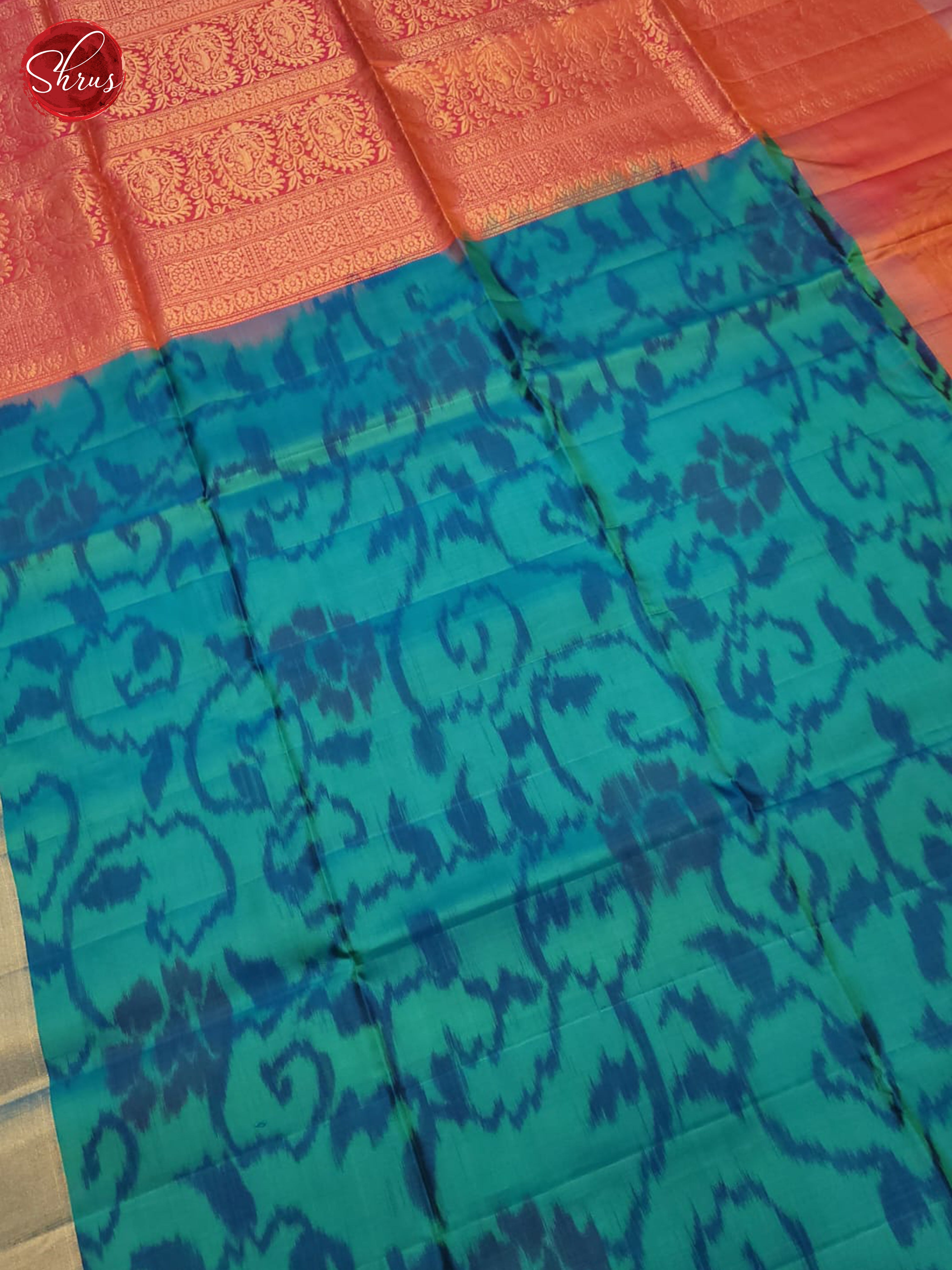 Blue And Pink- Soft Silk Saree - Shop on ShrusEternity.com