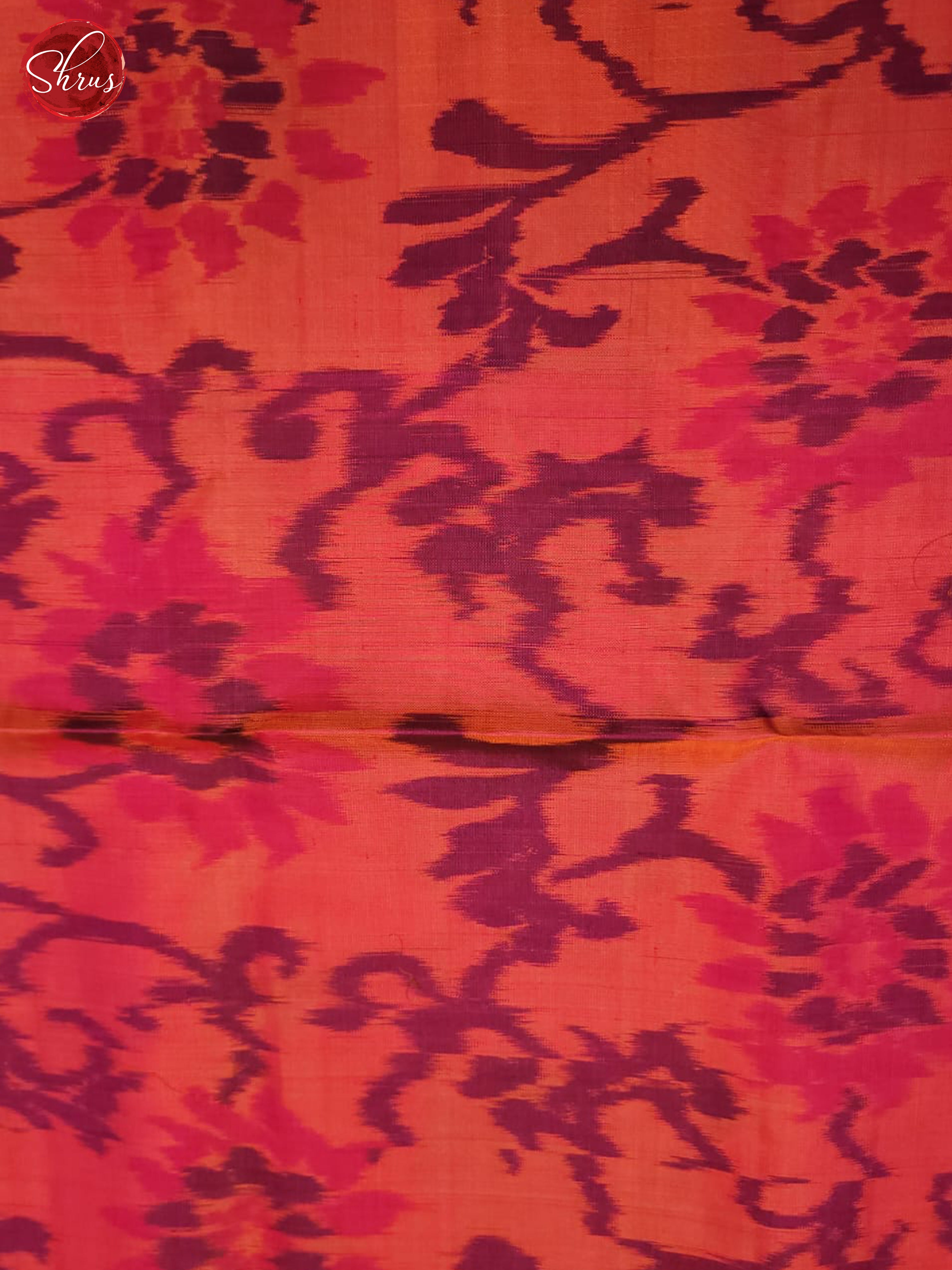 Purple And Orangish Pink- Soft Silk Saree - Shop on ShrusEternity.com
