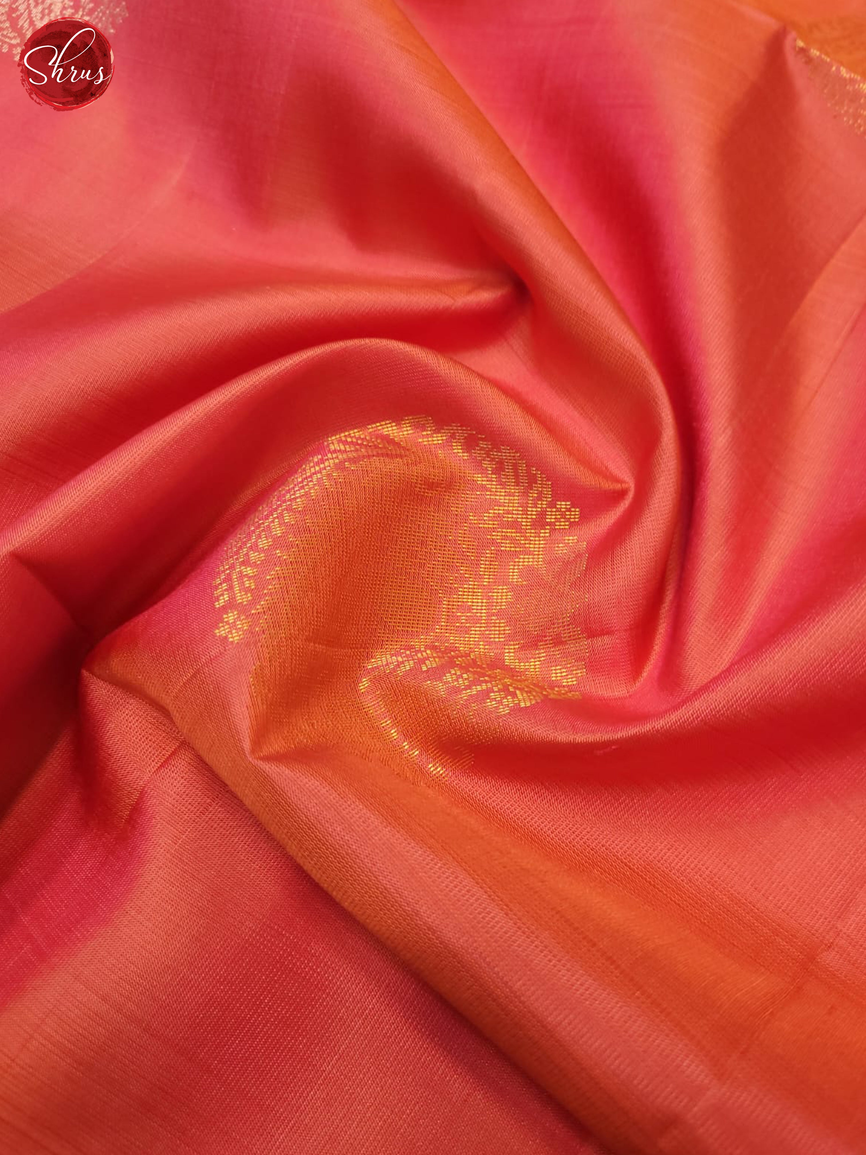 Pink And Yellow- Soft Silk Saree - Shop on ShrusEternity.com