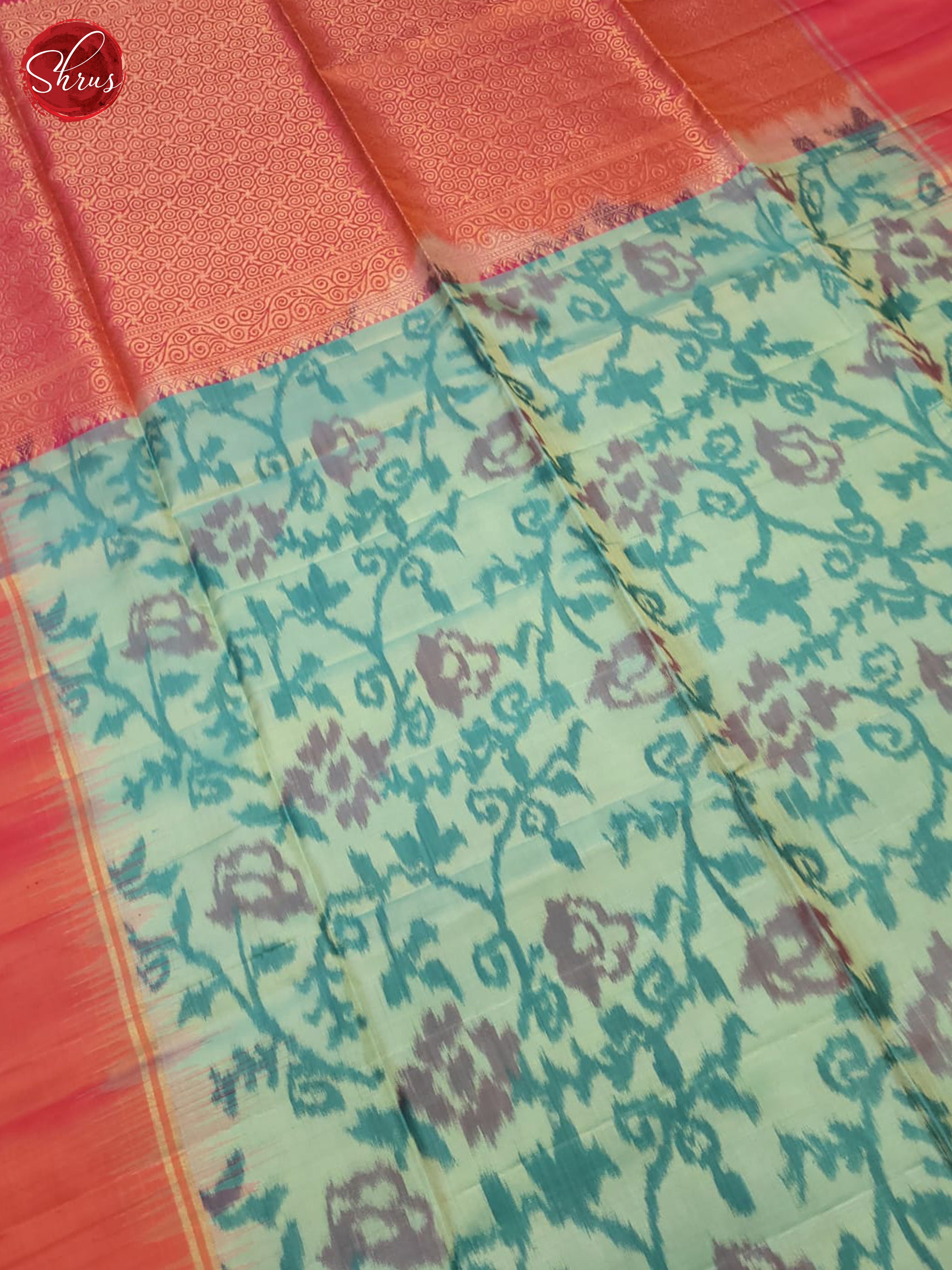Blue And Pink- Soft Silk Saree - Shop on ShrusEternity.com