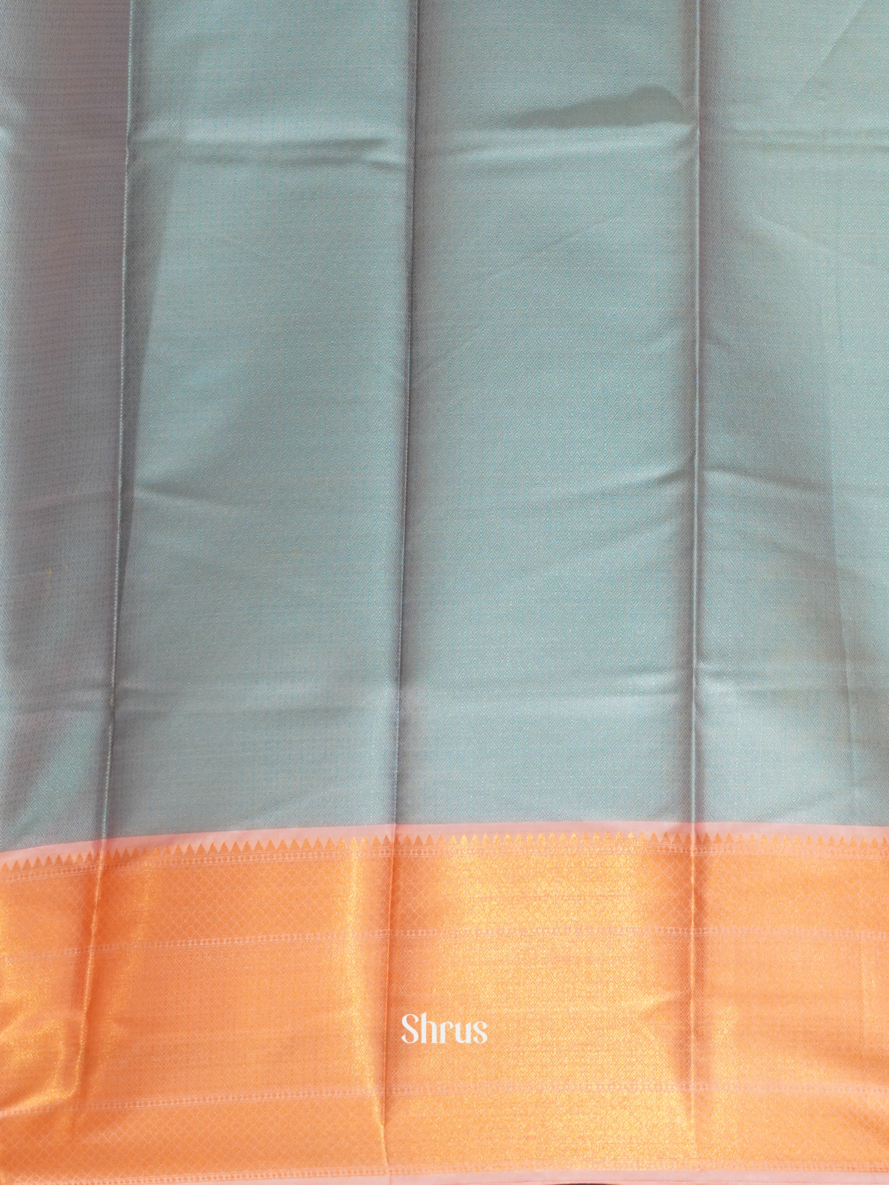 Green & Orange - Tanchoi Semi Silk Saree - Shop on ShrusEternity.com