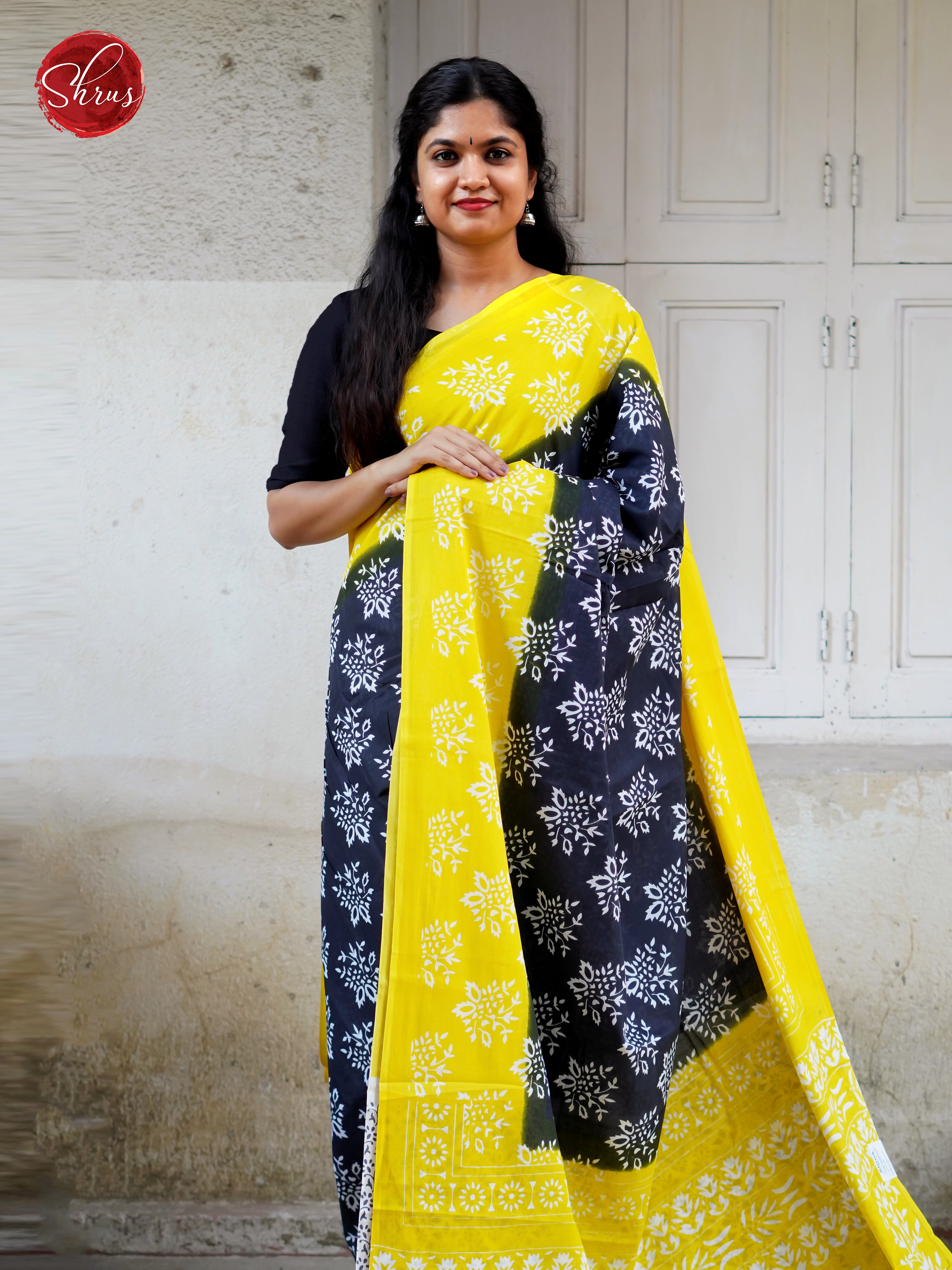 Black & Yellow- Jaipur cotton