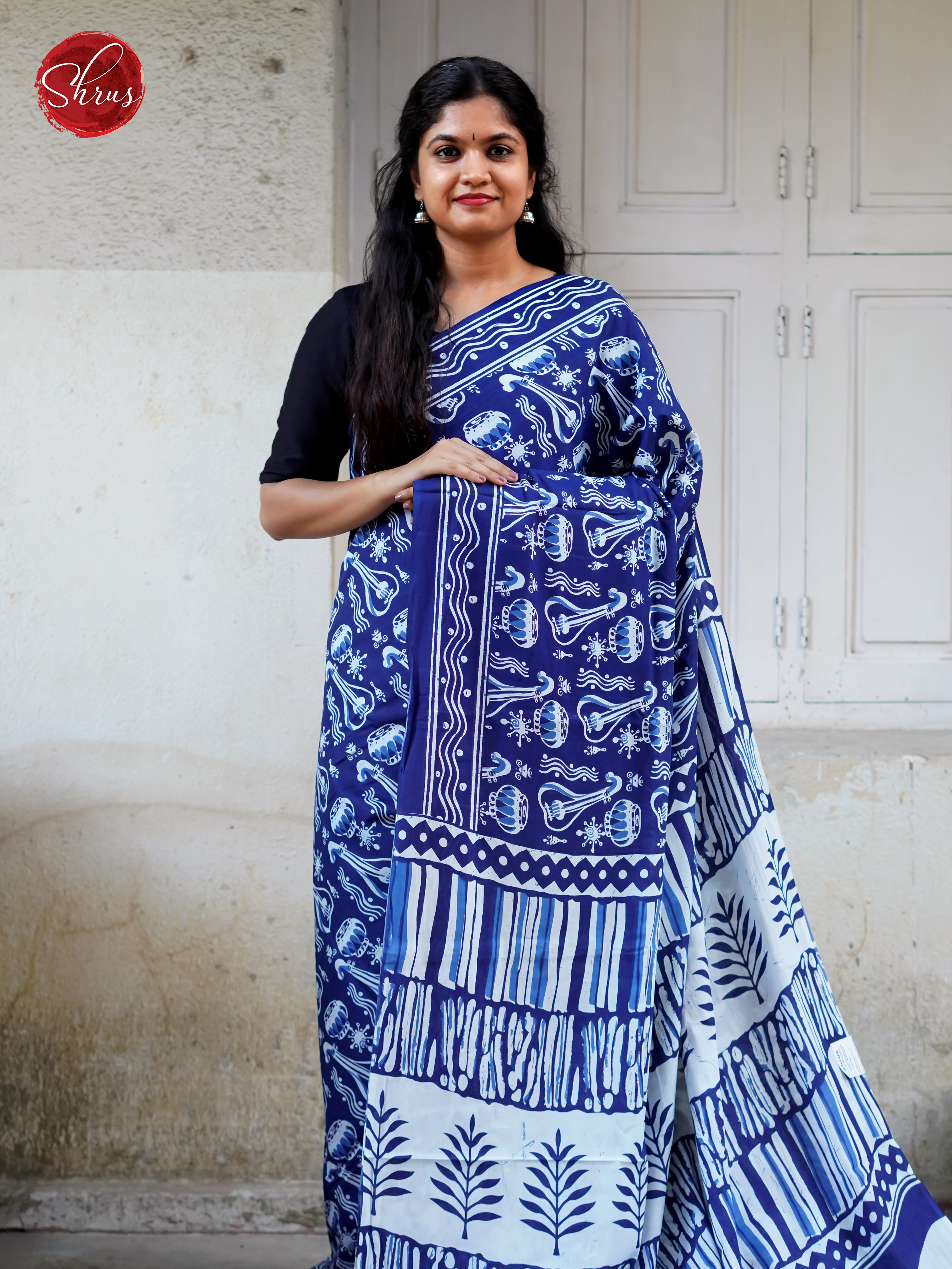 Blue - Jaipur cotton - Shop on ShrusEternity.com