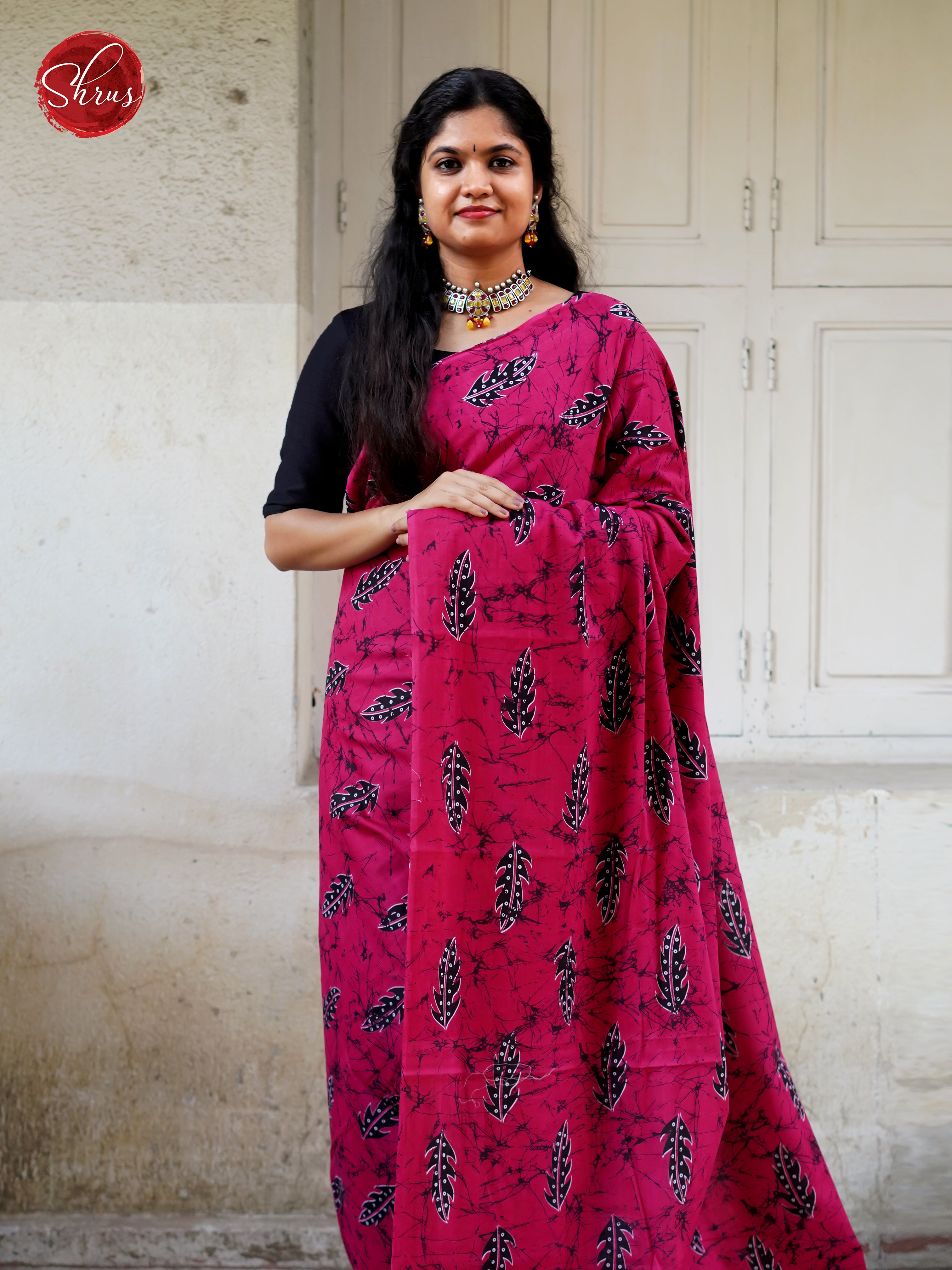 Pink & White - Jaipur cotton - Shop on ShrusEternity.com
