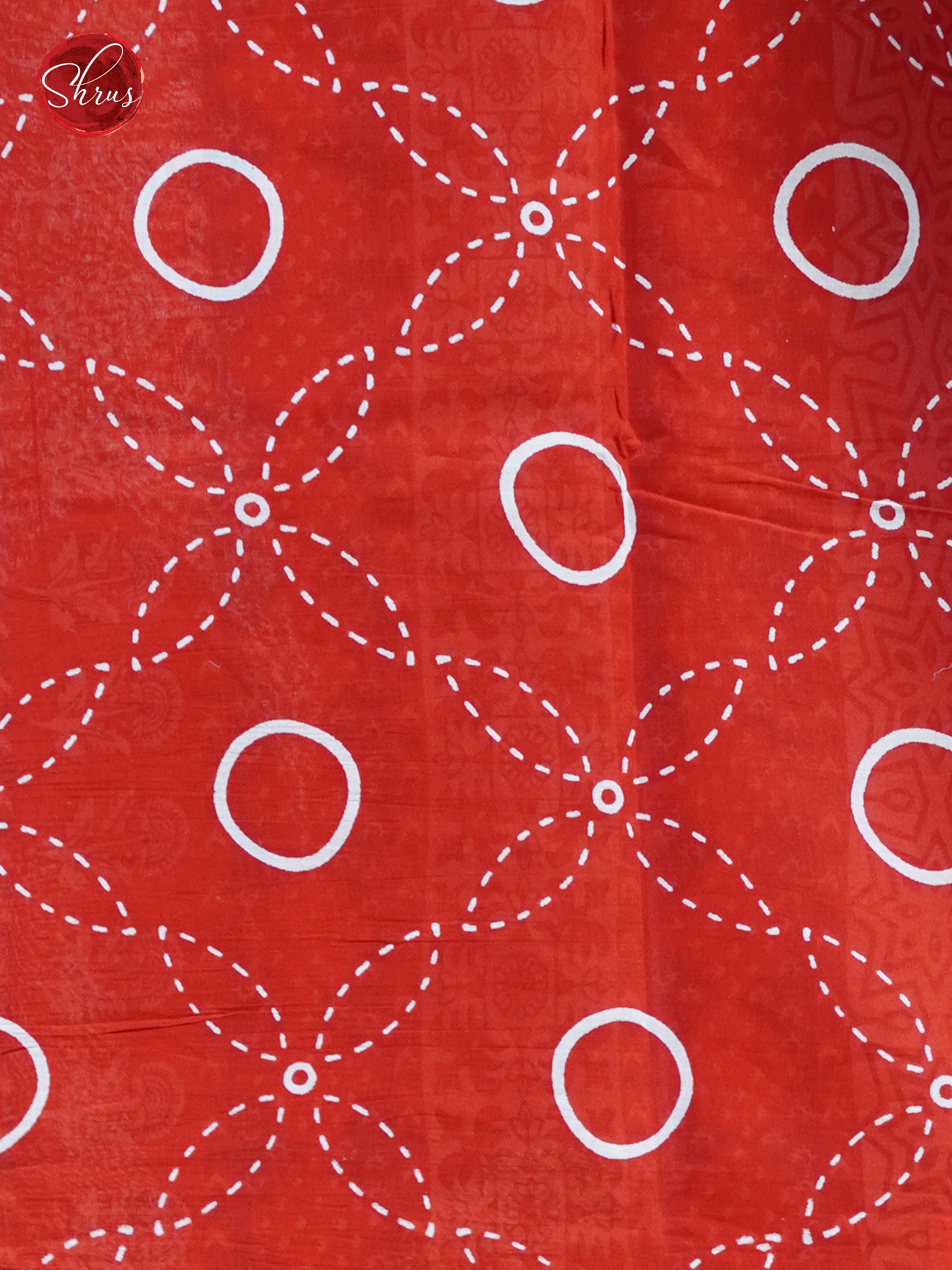 Blue & Red - Jaipur cotton - Shop on ShrusEternity.com