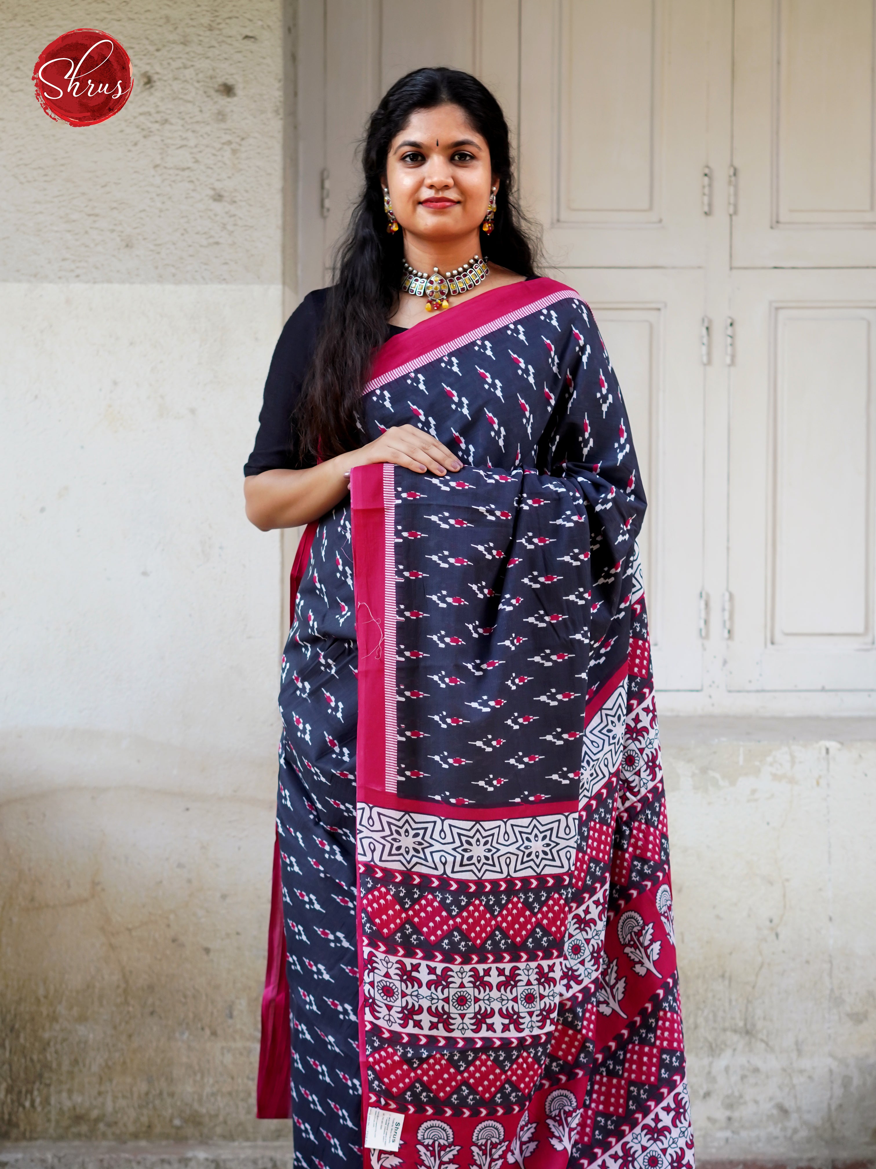 Blue & Pink - Jaipur cotton - Shop on ShrusEternity.com