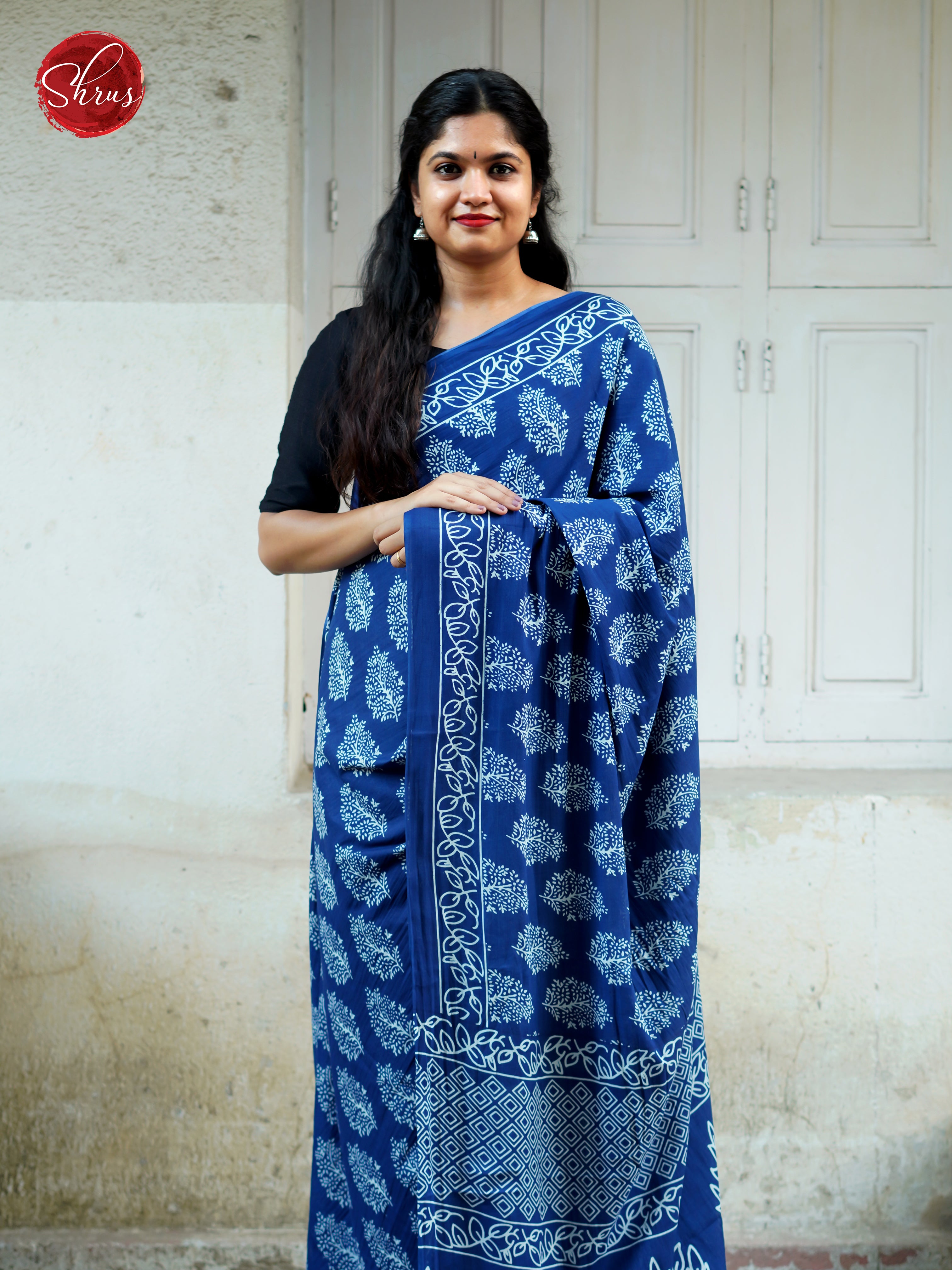 Blue(Single Tone) - Jaipur cotton - Shop on ShrusEternity.com