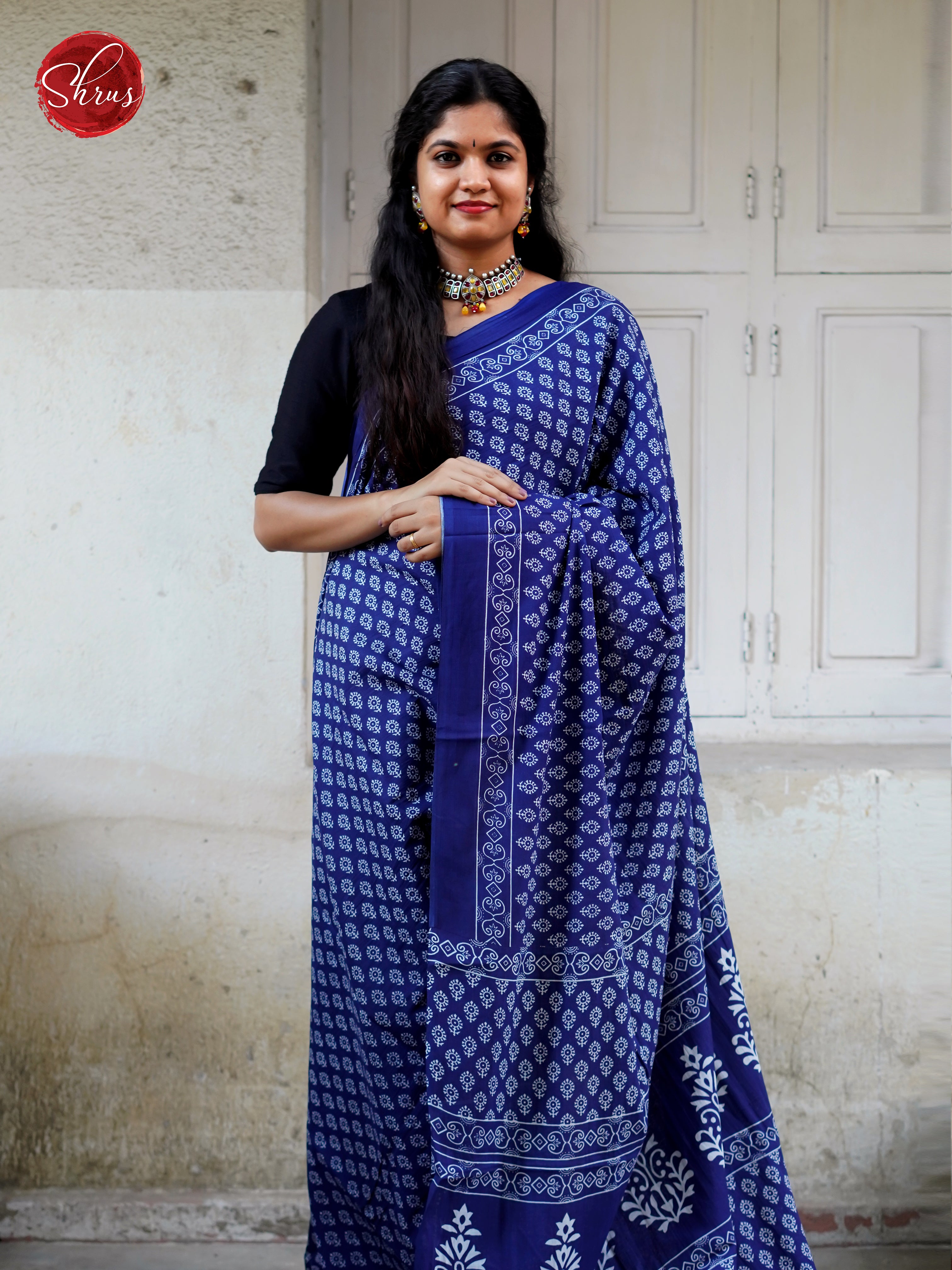 Blue - Jaipur cotton - Shop on ShrusEternity.com
