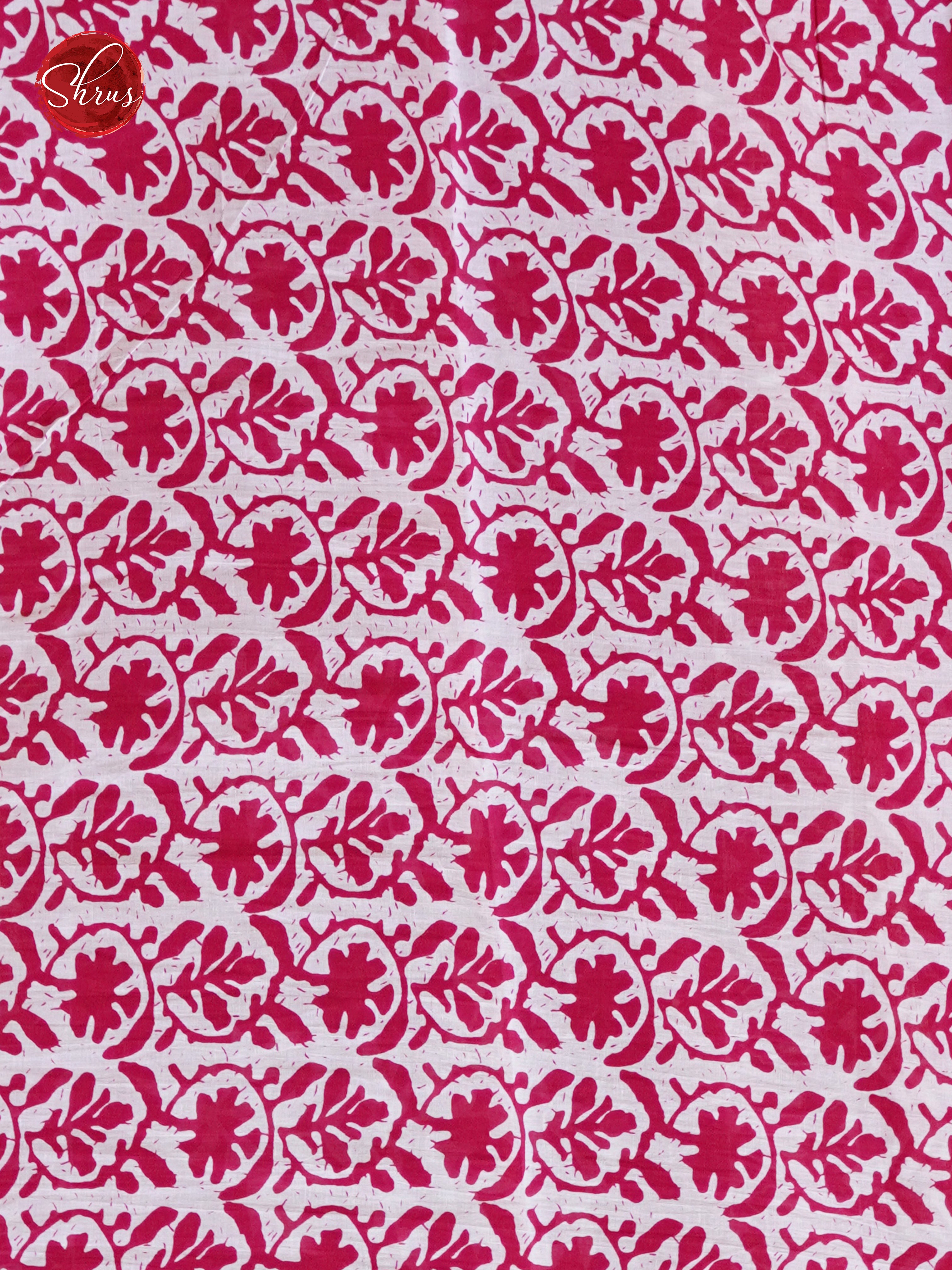 Pink & Cream- Jaipur cotton - Shop on ShrusEternity.com