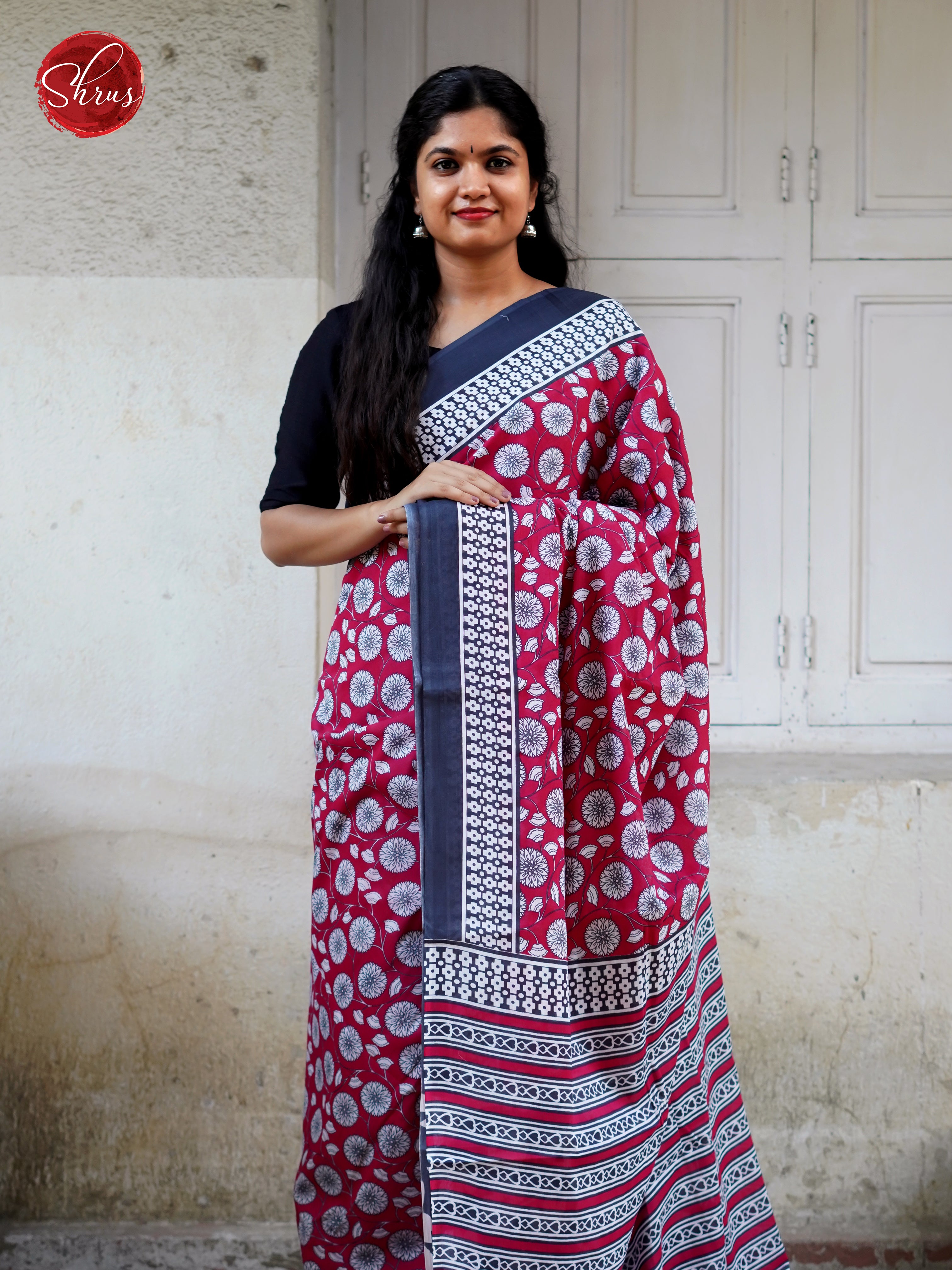 Red & Grey - Jaipur cotton - Shop on ShrusEternity.com