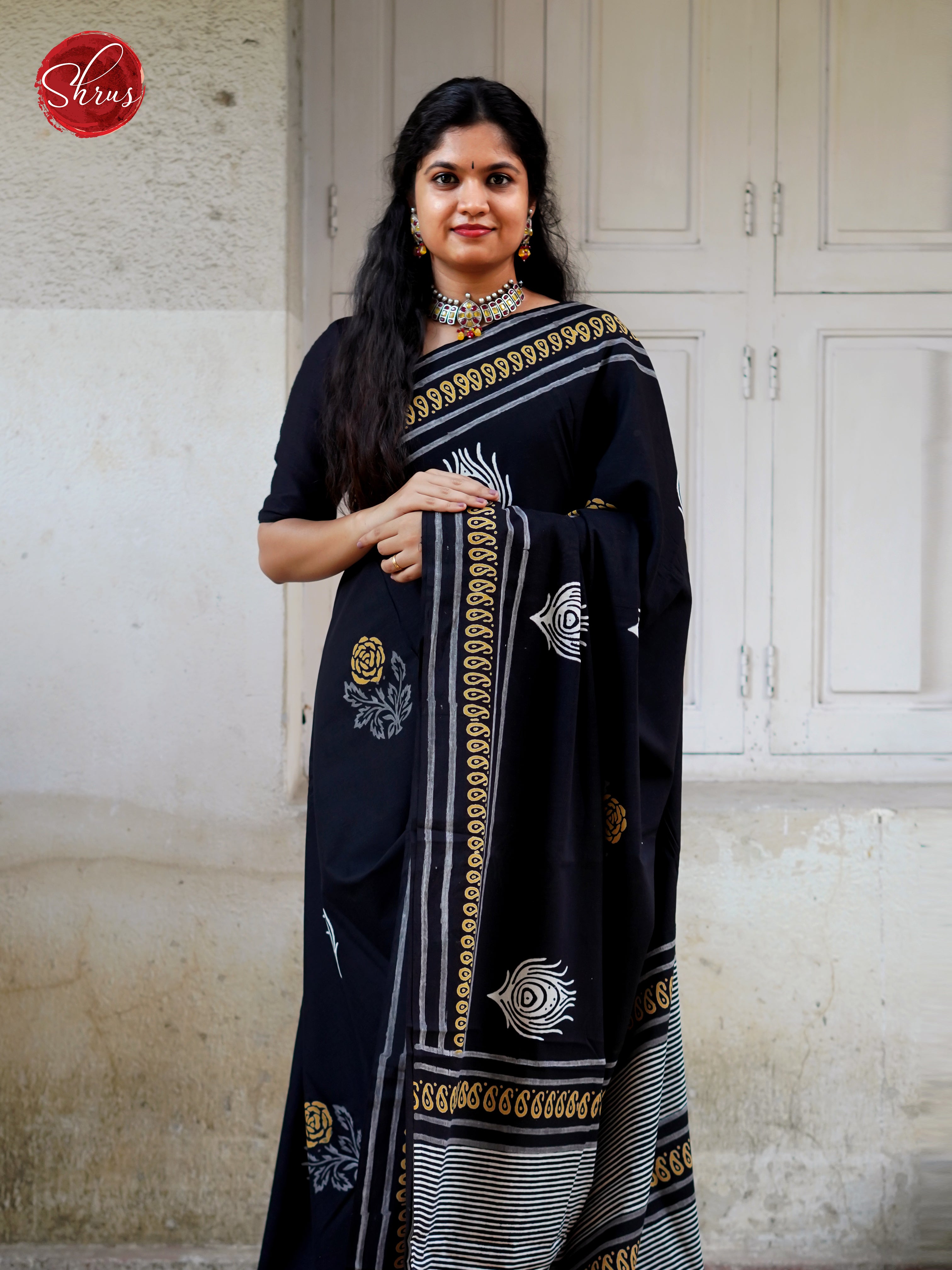 Black - Jaipur cotton - Shop on ShrusEternity.com