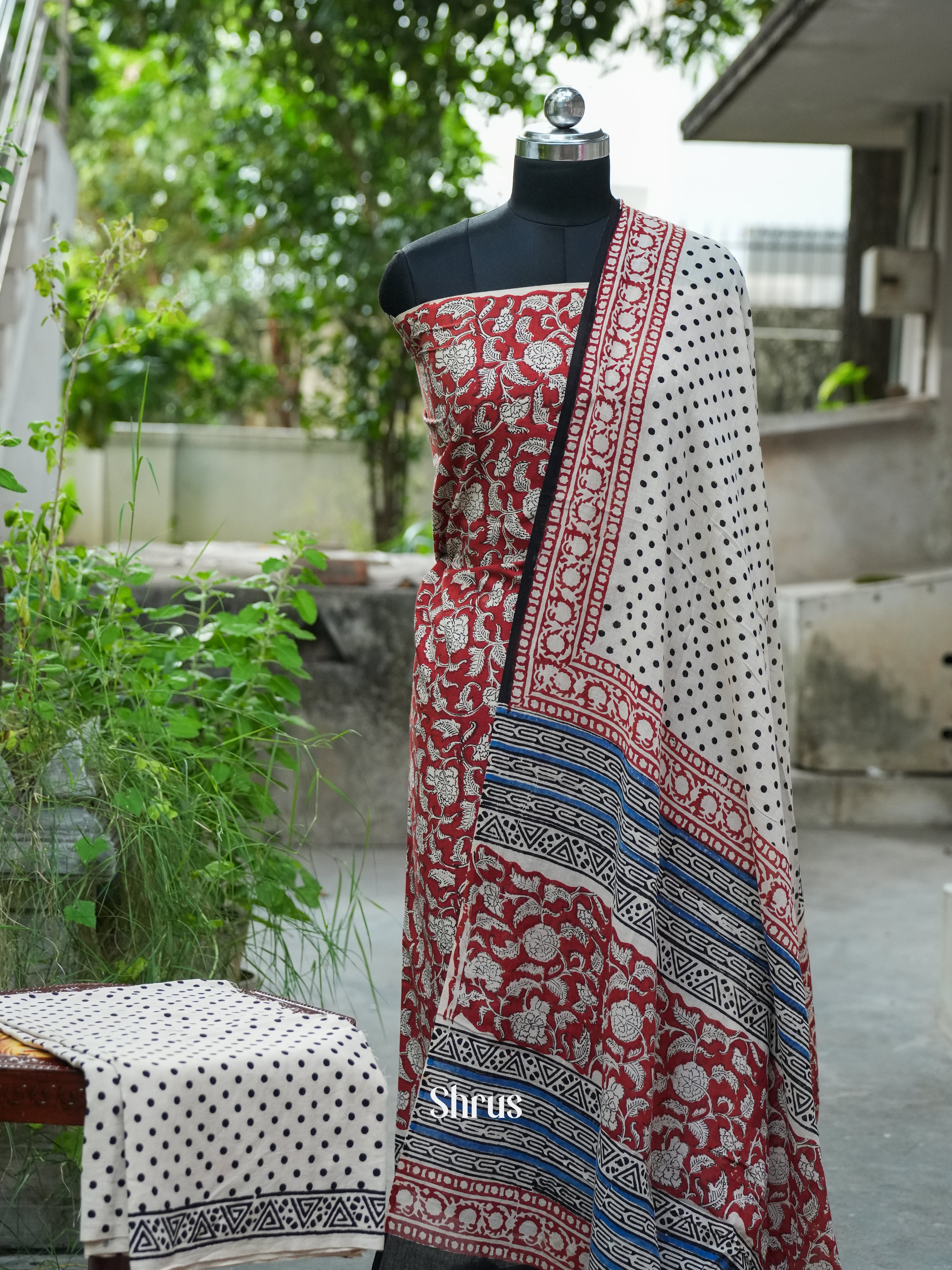 CDS16134- Cotton salwar - Shop on ShrusEternity.com