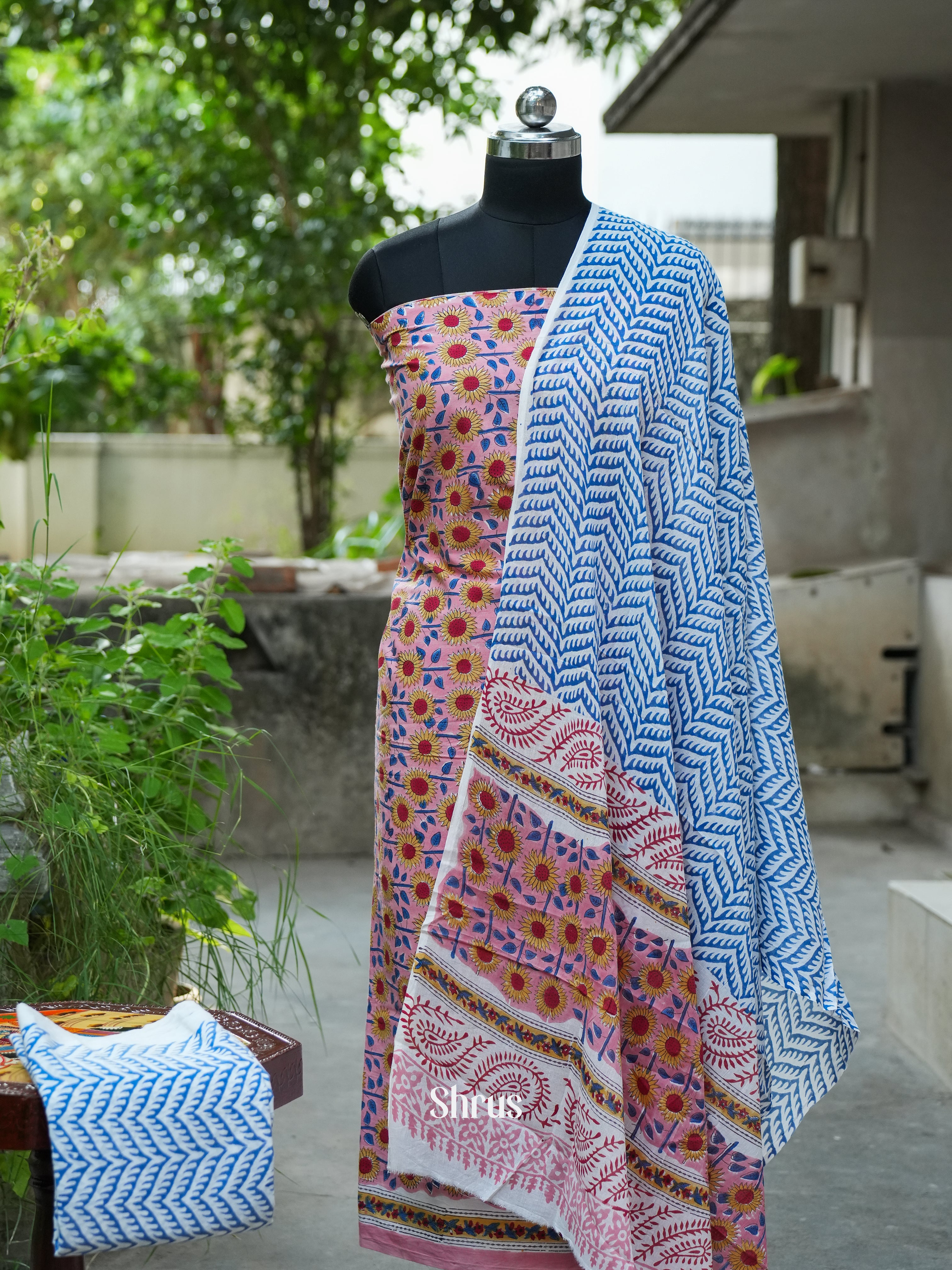 CDS16136 - Cotton salwar - Shop on ShrusEternity.com