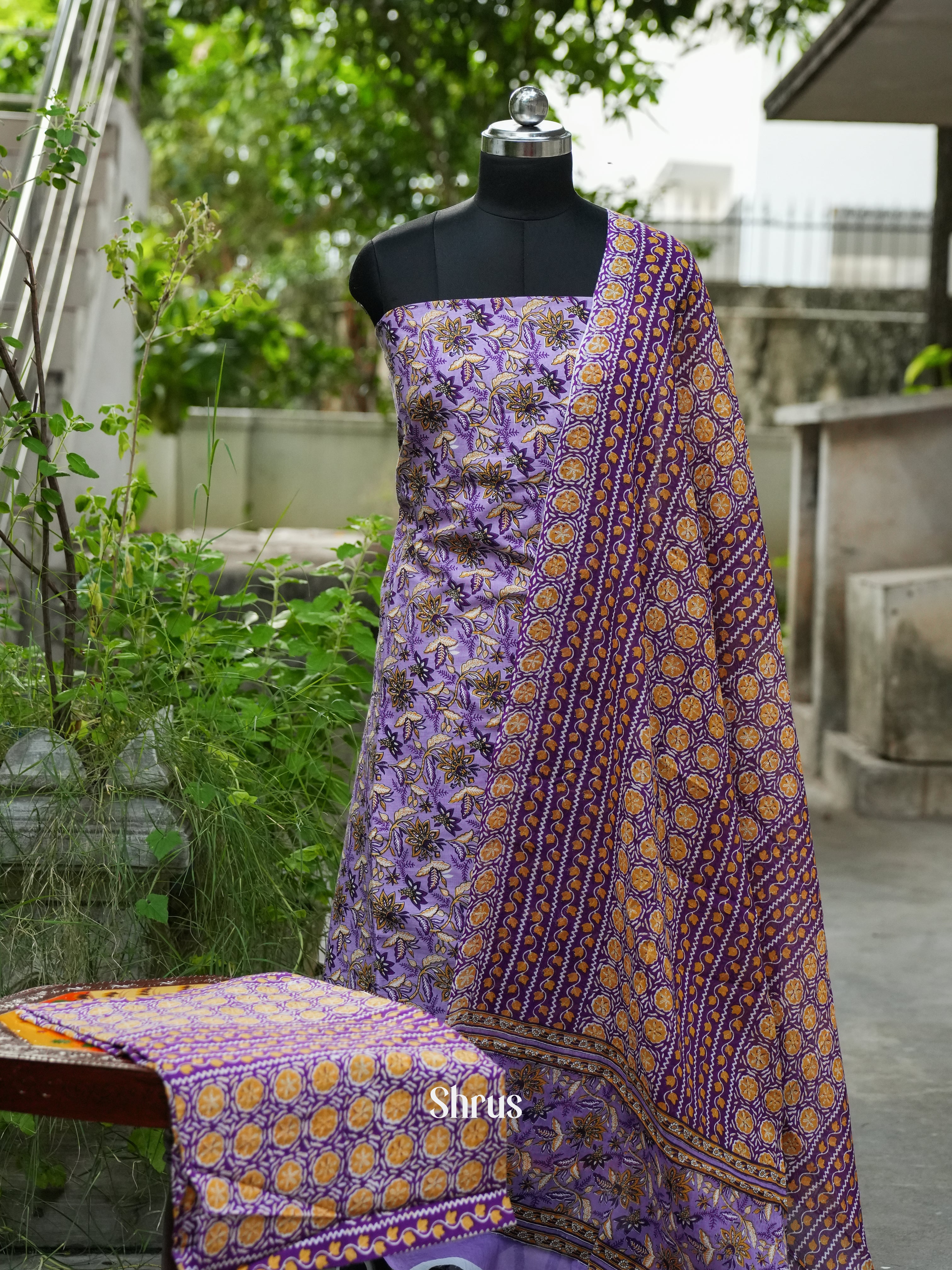 CDS16137 - Cotton salwar - Shop on ShrusEternity.com