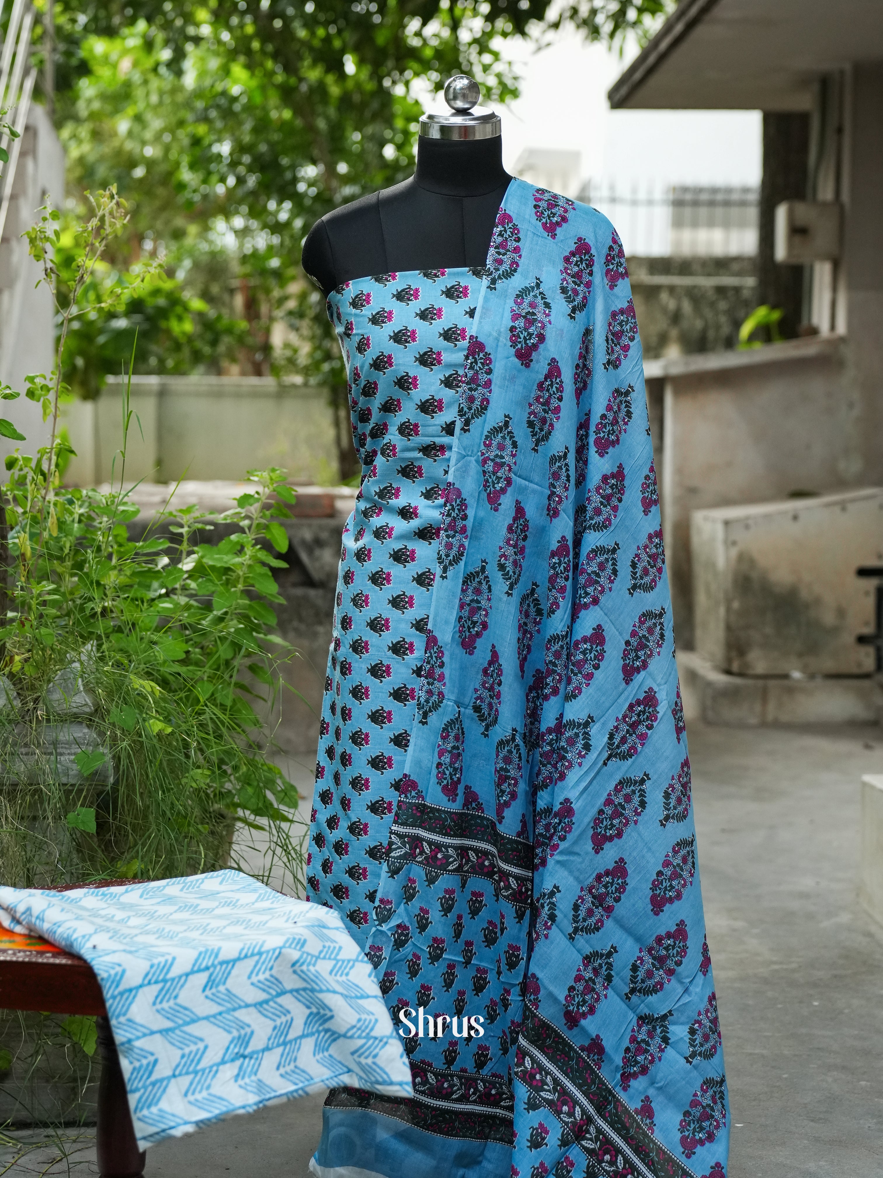 CDS16140 - Cotton salwar - Shop on ShrusEternity.com