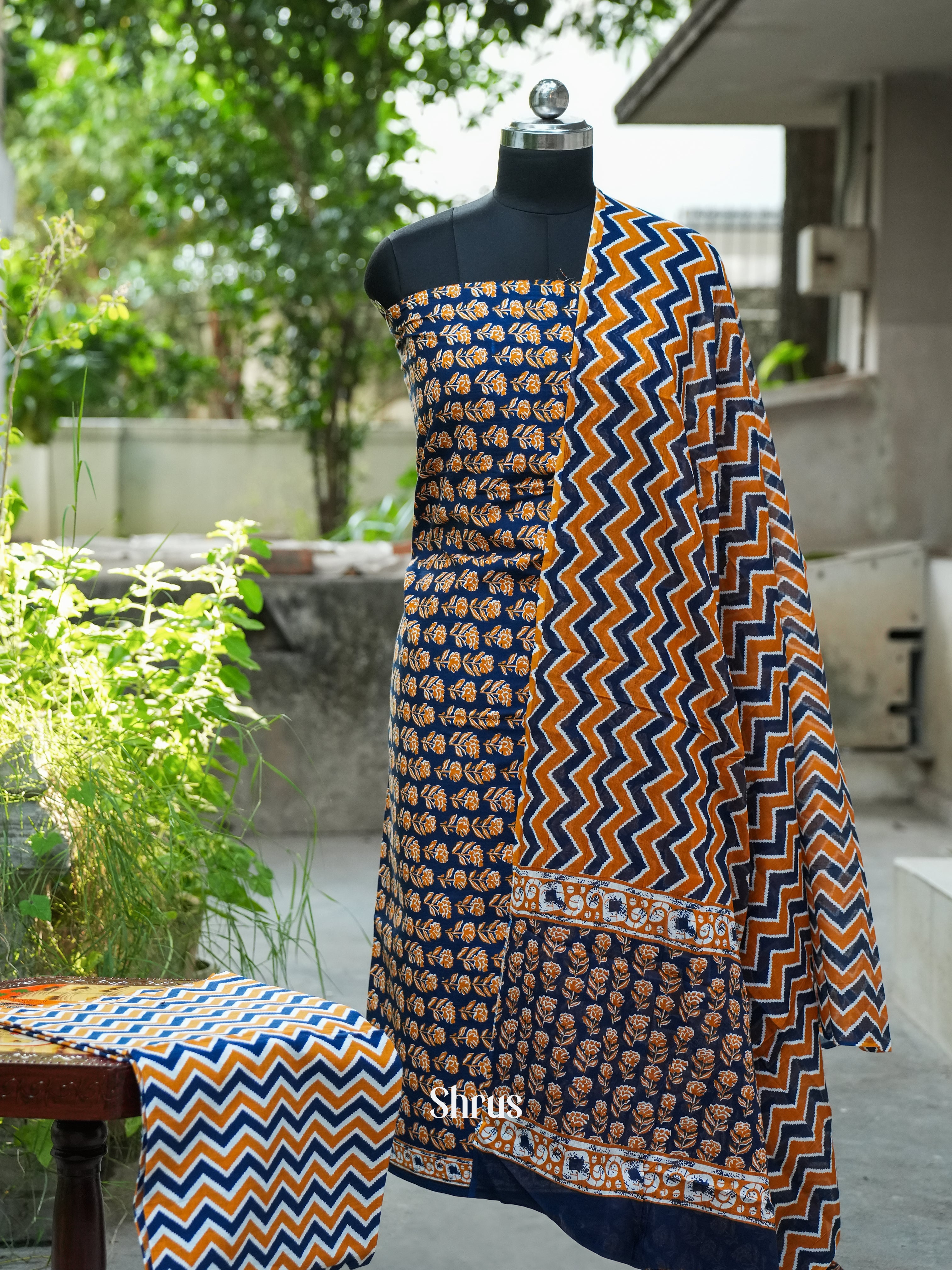 CDS16146 - Cotton salwar - Shop on ShrusEternity.com