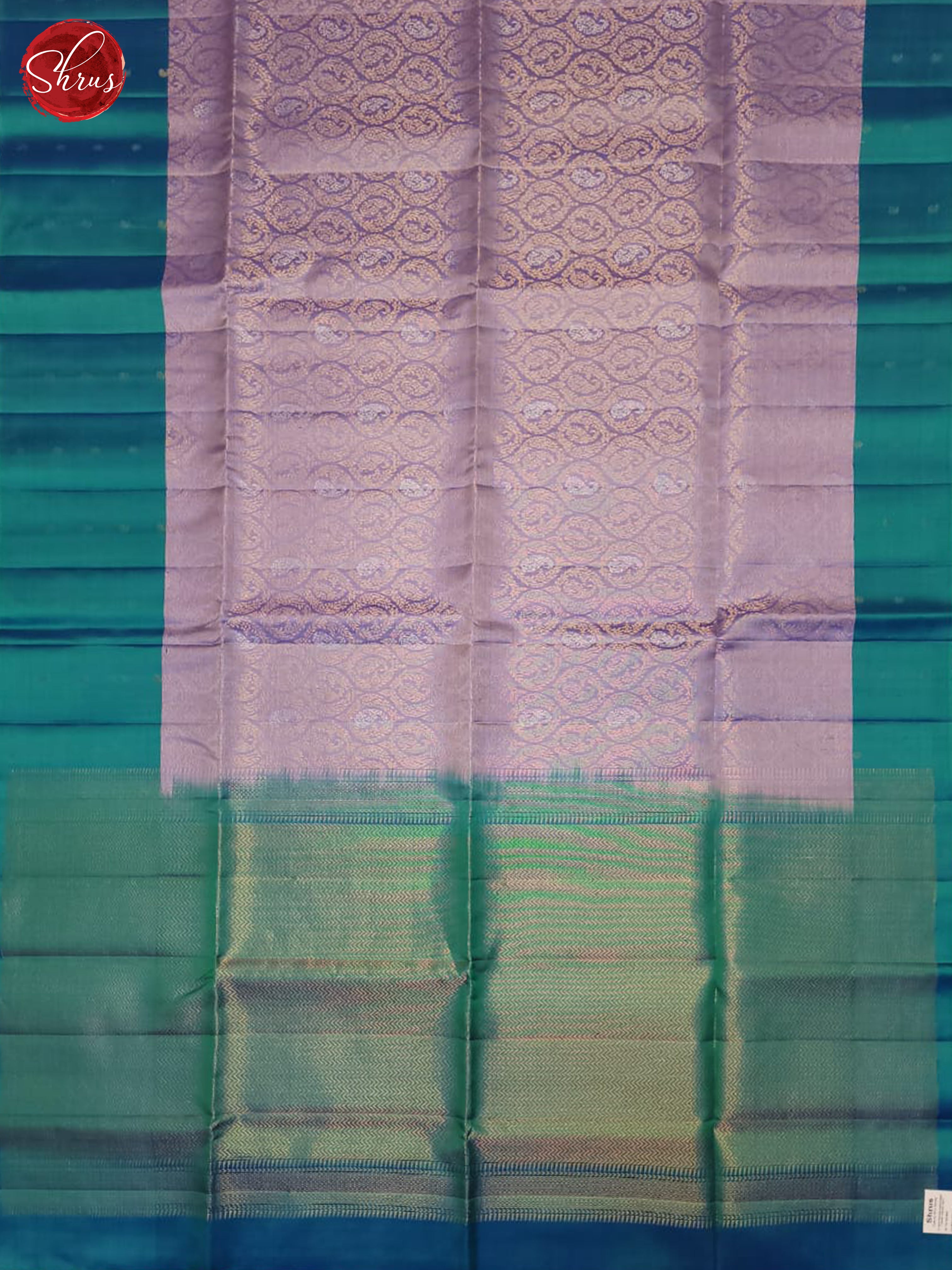Lavender And Blue - Soft Silk Saree - Shop on ShrusEternity.com