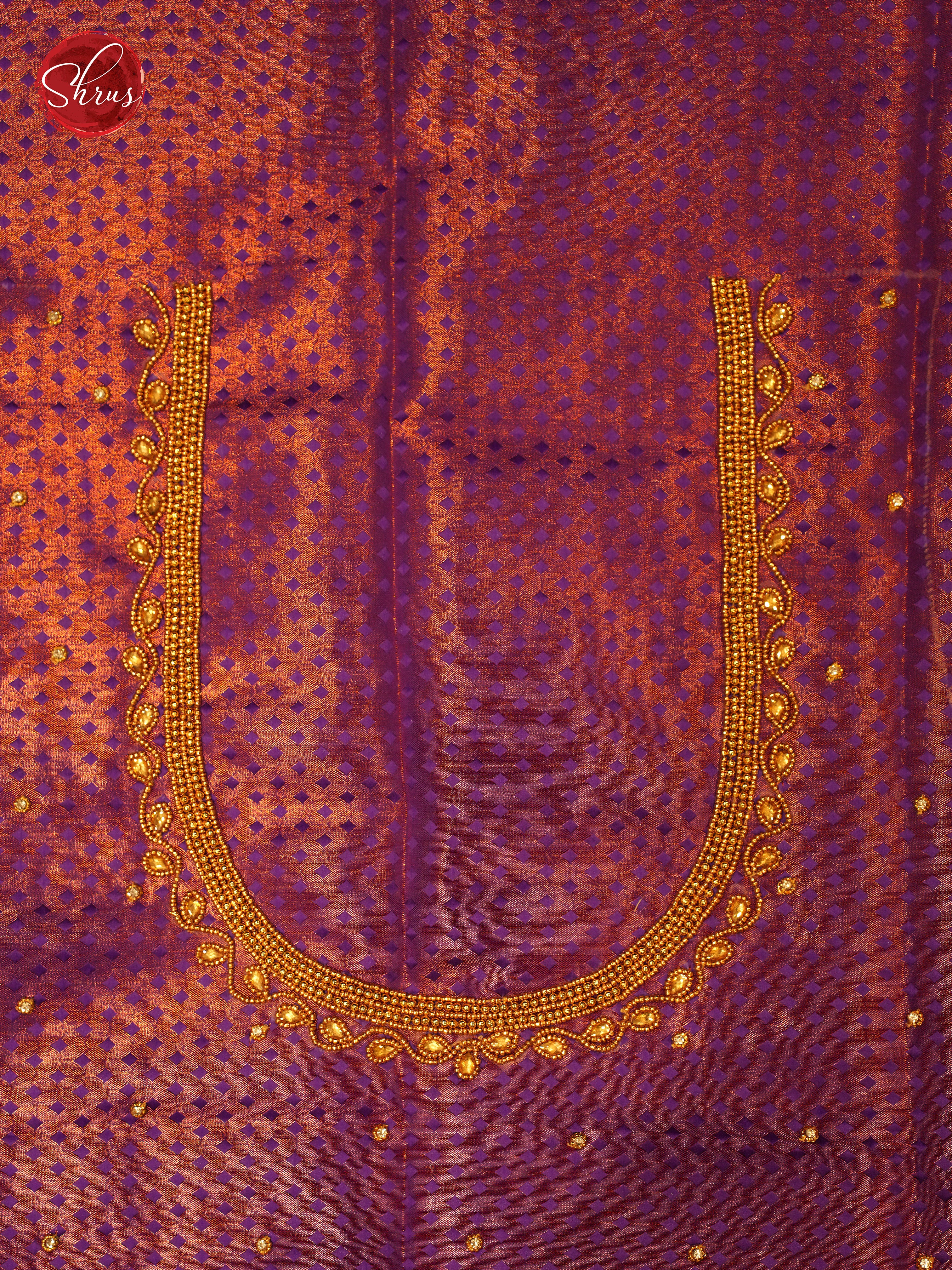 Lavender - Aari Blouse - Shop on ShrusEternity.com