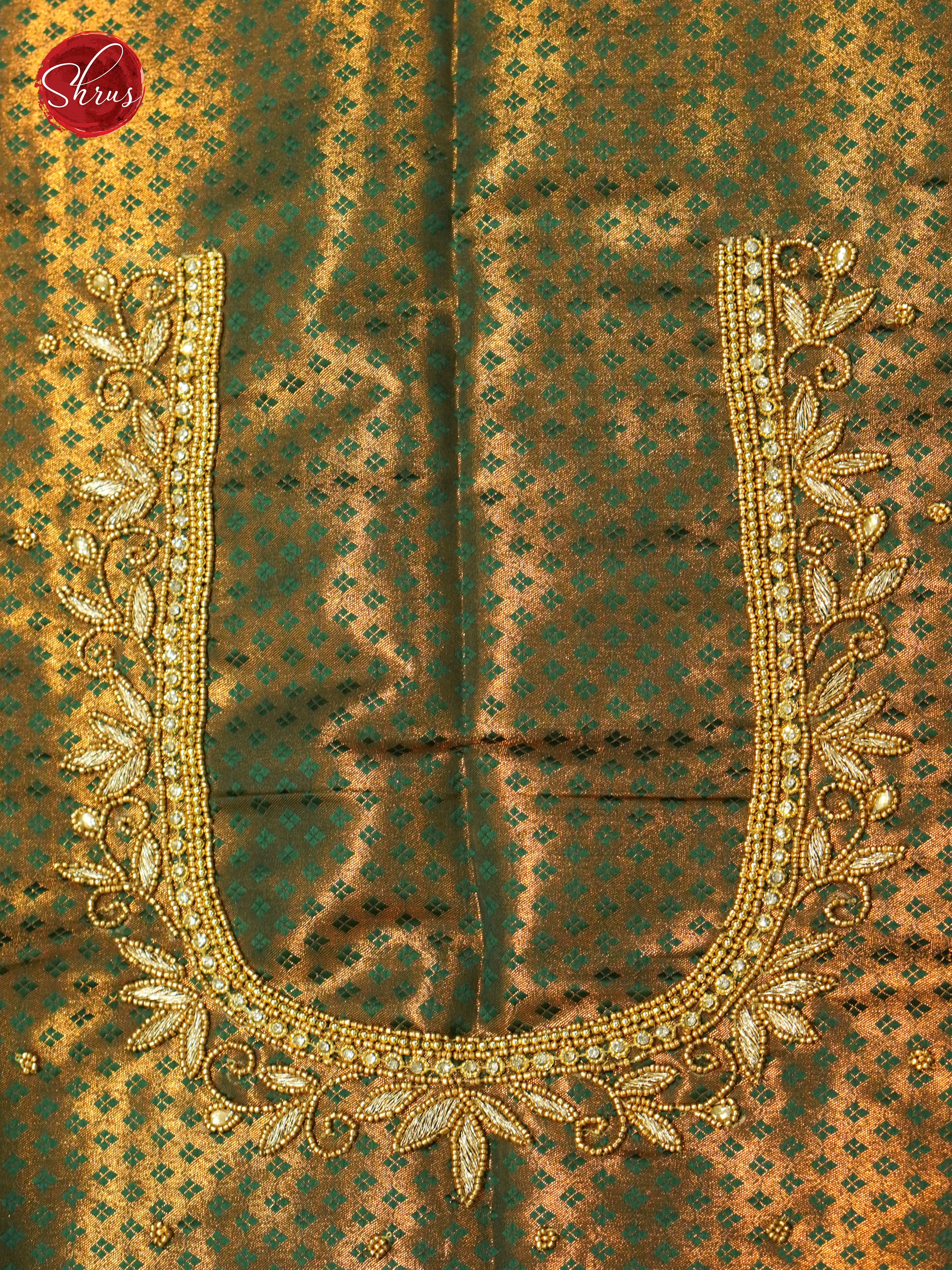 Green - Aari Blouse - Shop on ShrusEternity.com