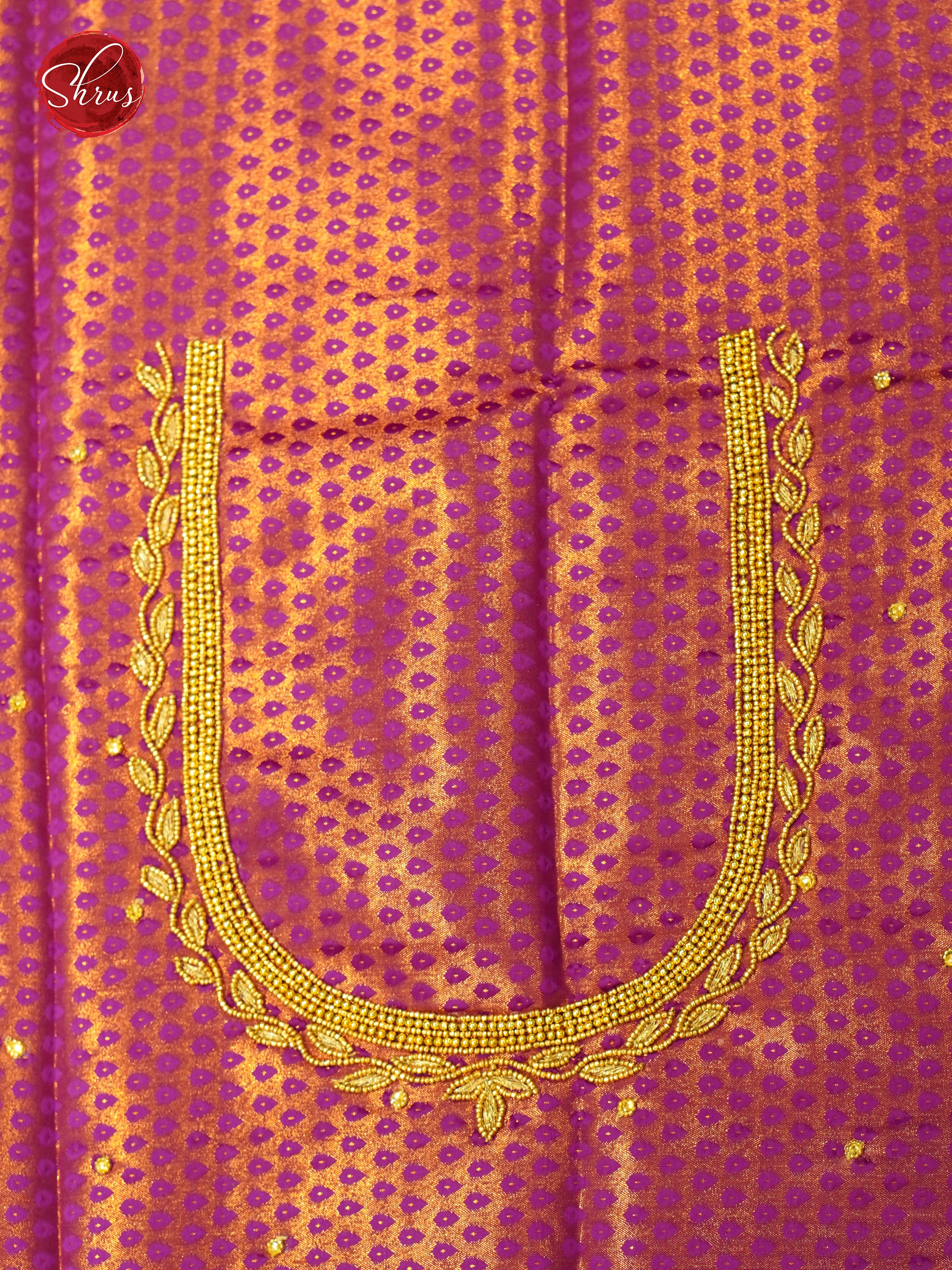 Purplish Pink - Aari Blouse - Shop on ShrusEternity.com